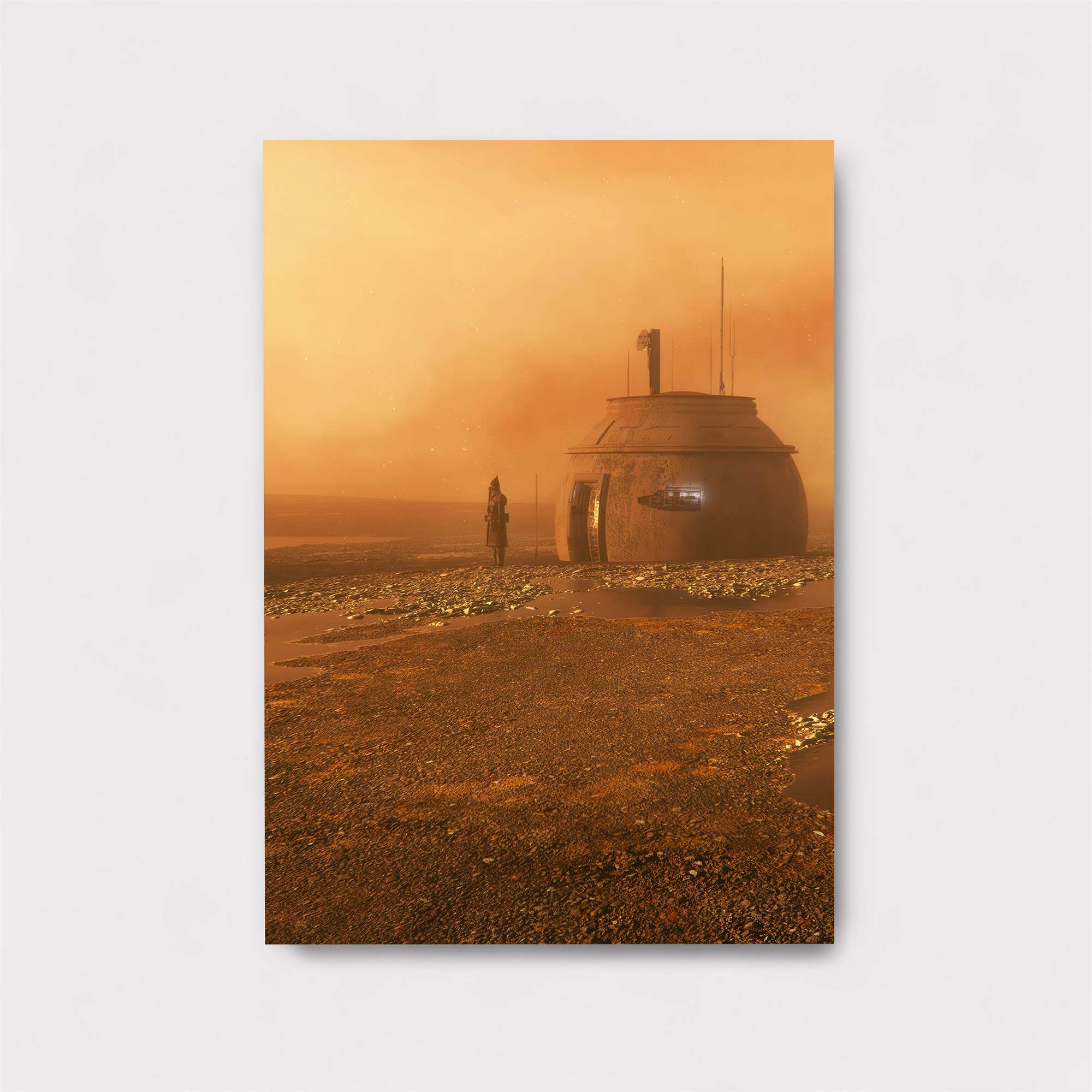 Martian Solitude Safe Wall Magnetic / M