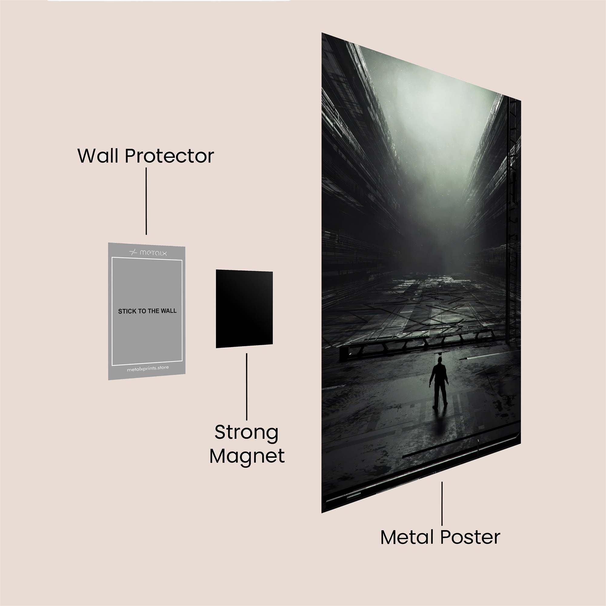 Solitary Voyage Safe Wall Magnetic / M