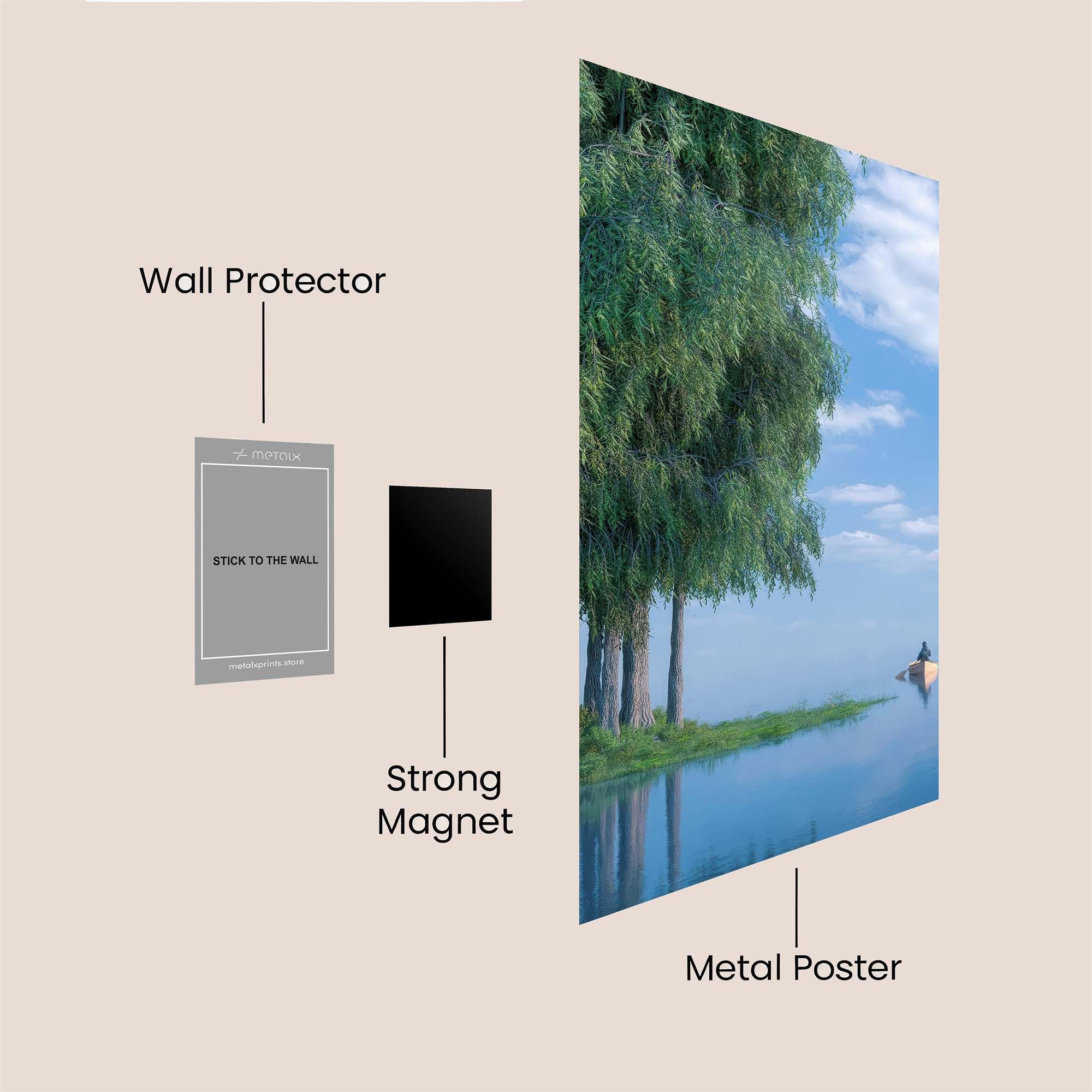 Serene Voyage Safe Wall Magnetic / M