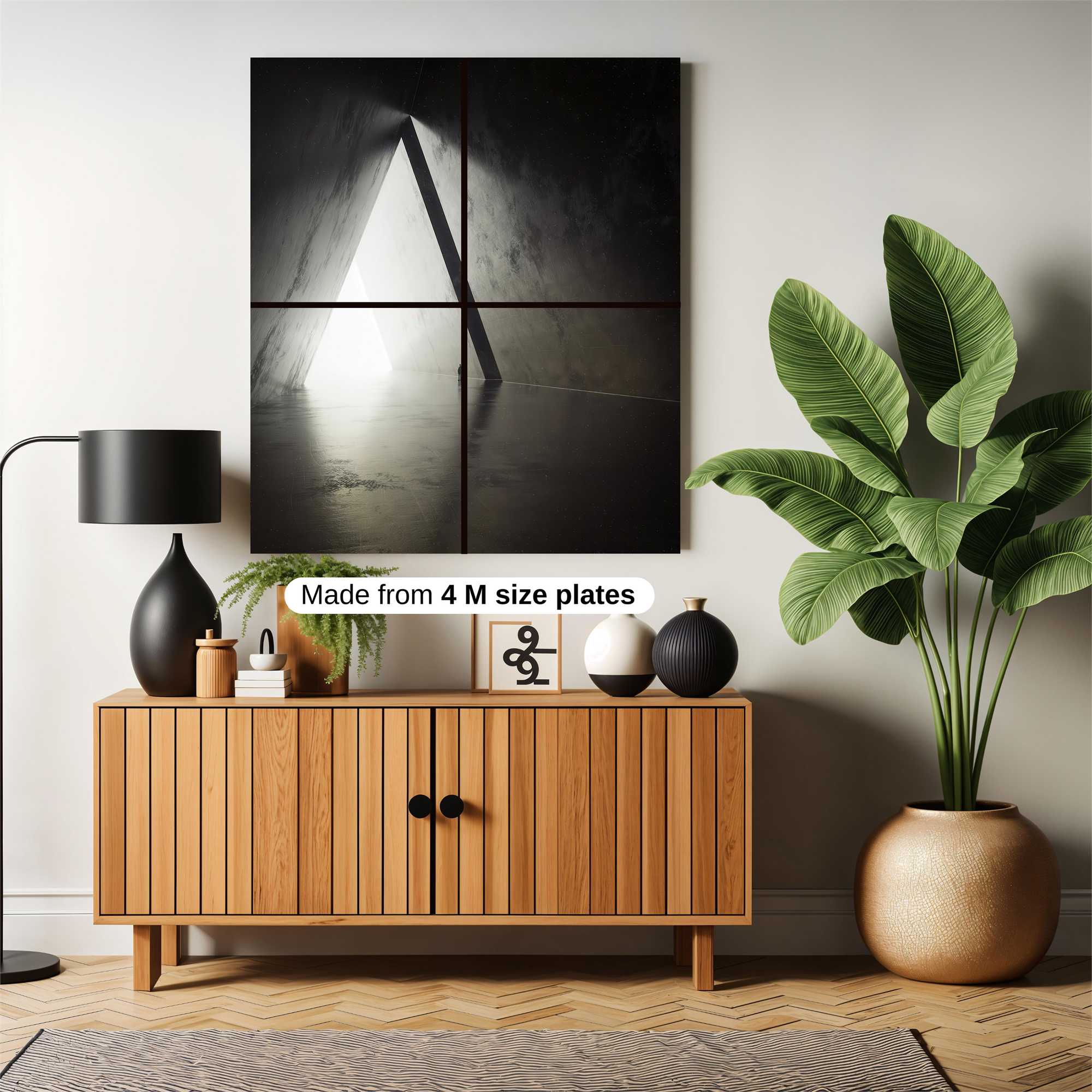 Geometric Solitude Safe Wall Magnetic / M