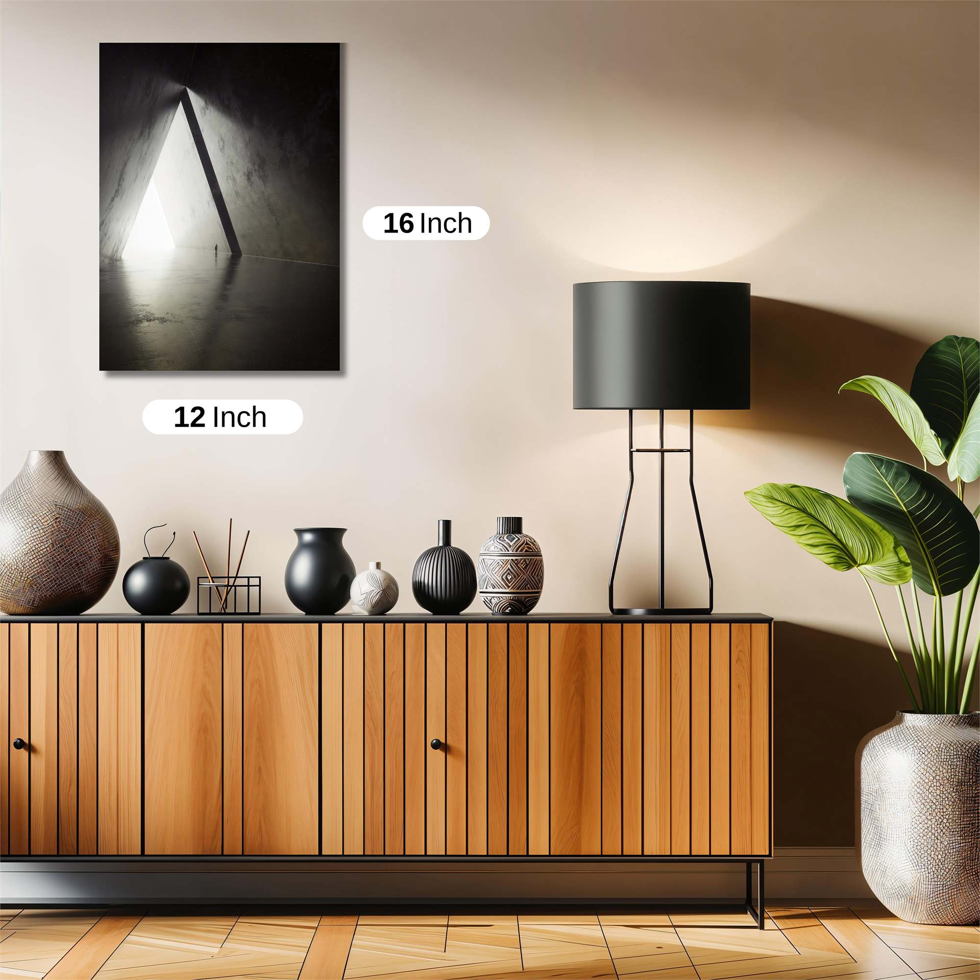 Geometric Solitude Safe Wall Magnetic / M