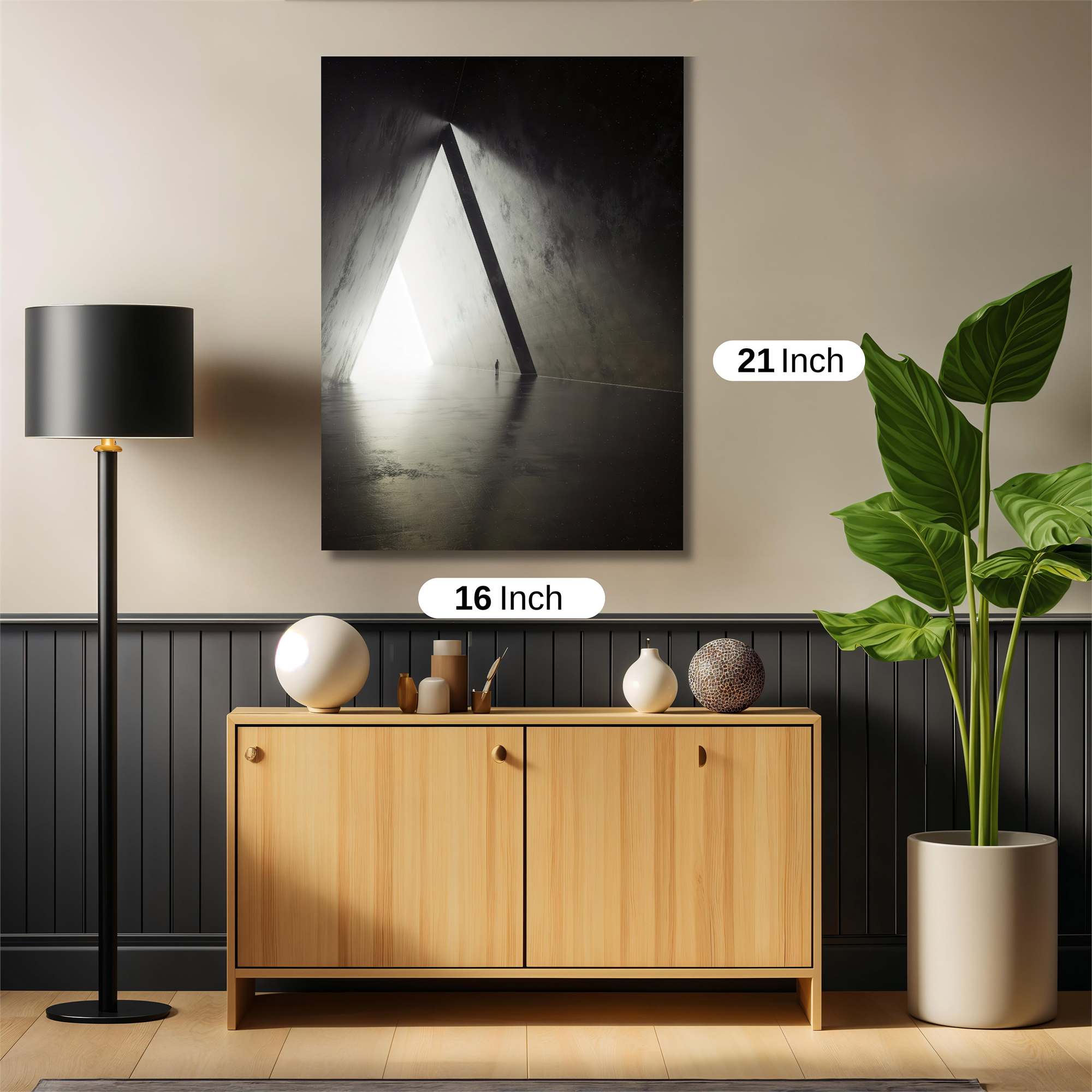 Geometric Solitude Safe Wall Magnetic / M