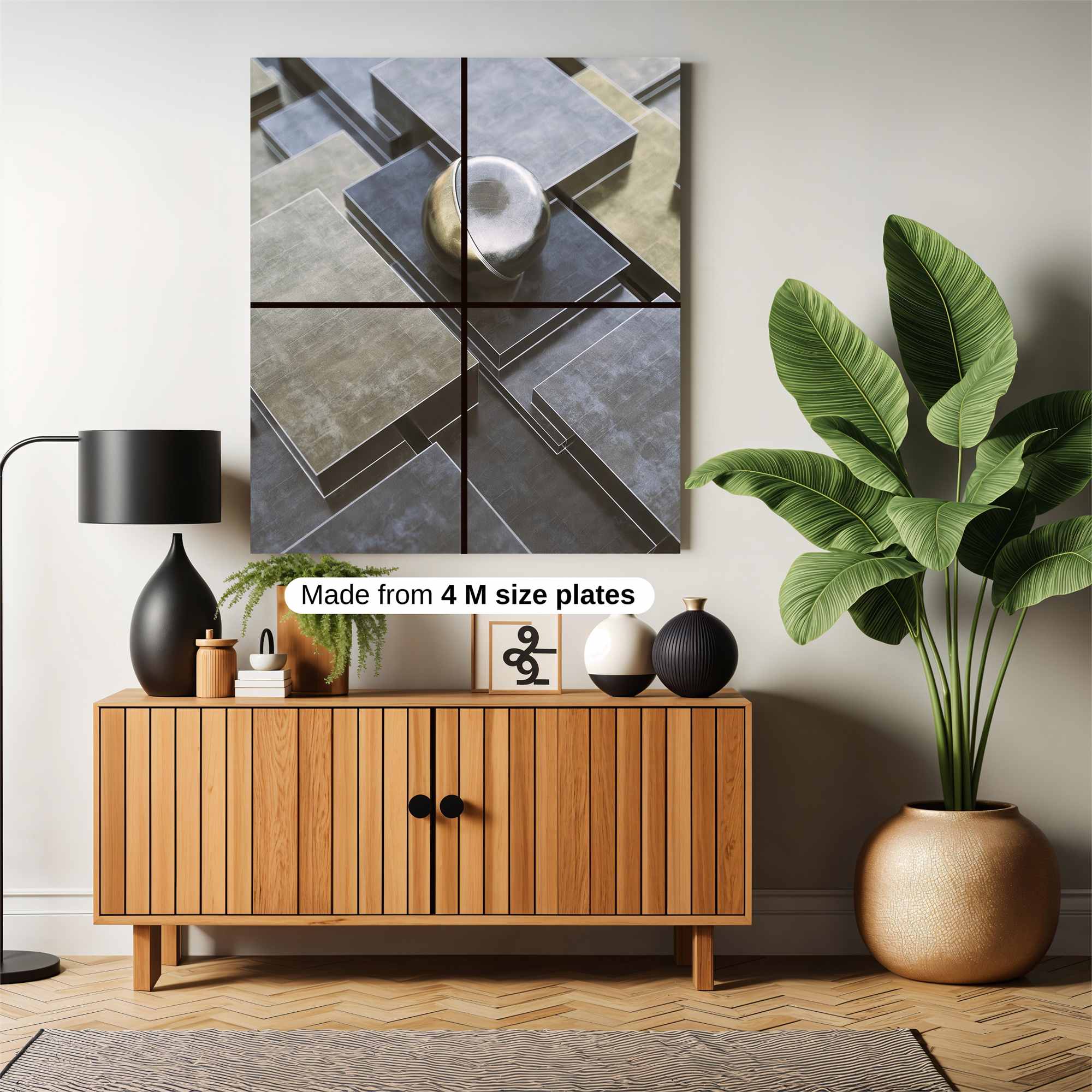 Metallic Harmony Safe Wall Magnetic / M