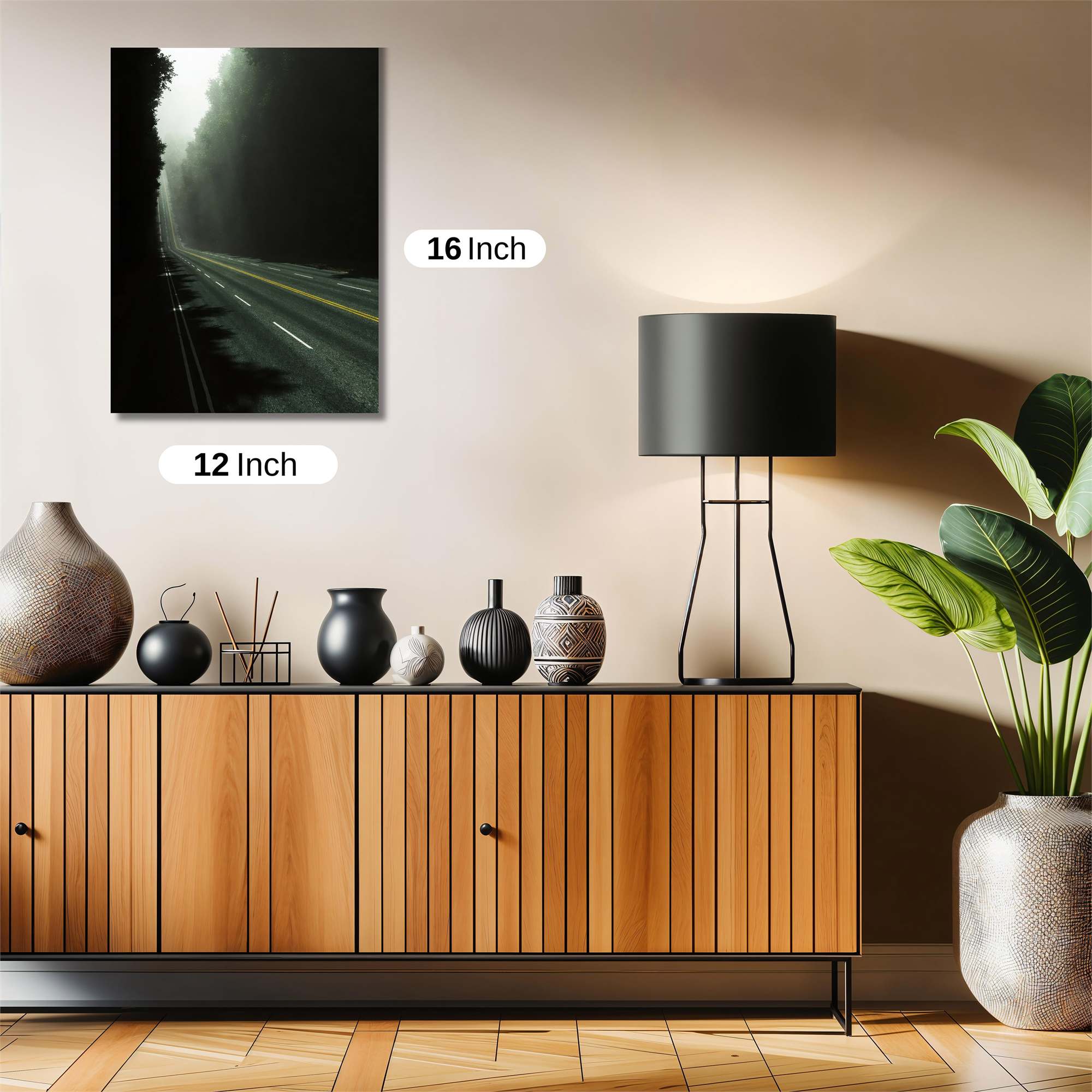 Misty Pathway Safe Wall Magnetic / M