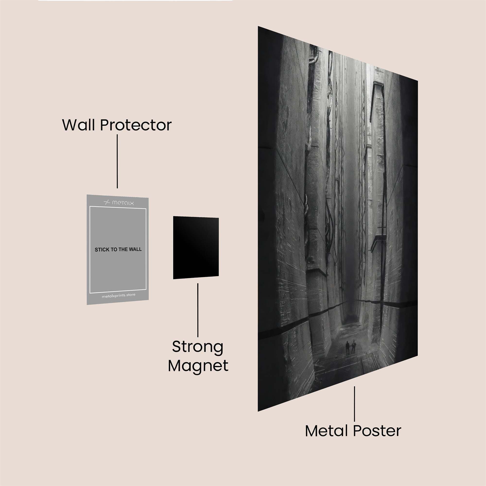 Vertical Abyss Safe Wall Magnetic / M