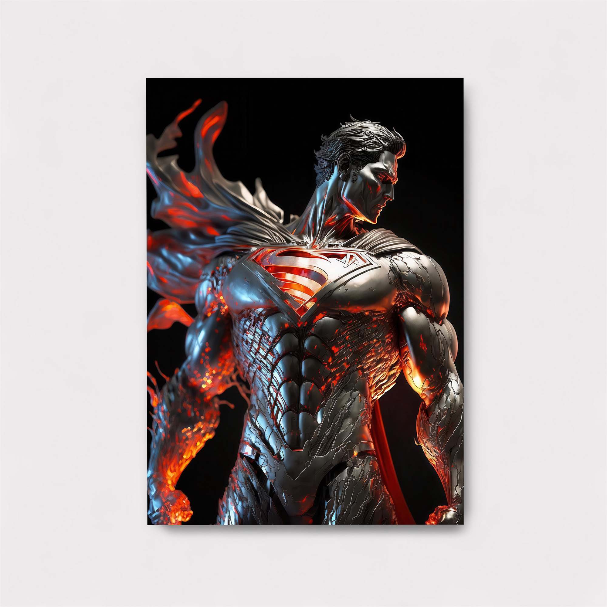 Superman Inferno Safe Wall Magnetic / M