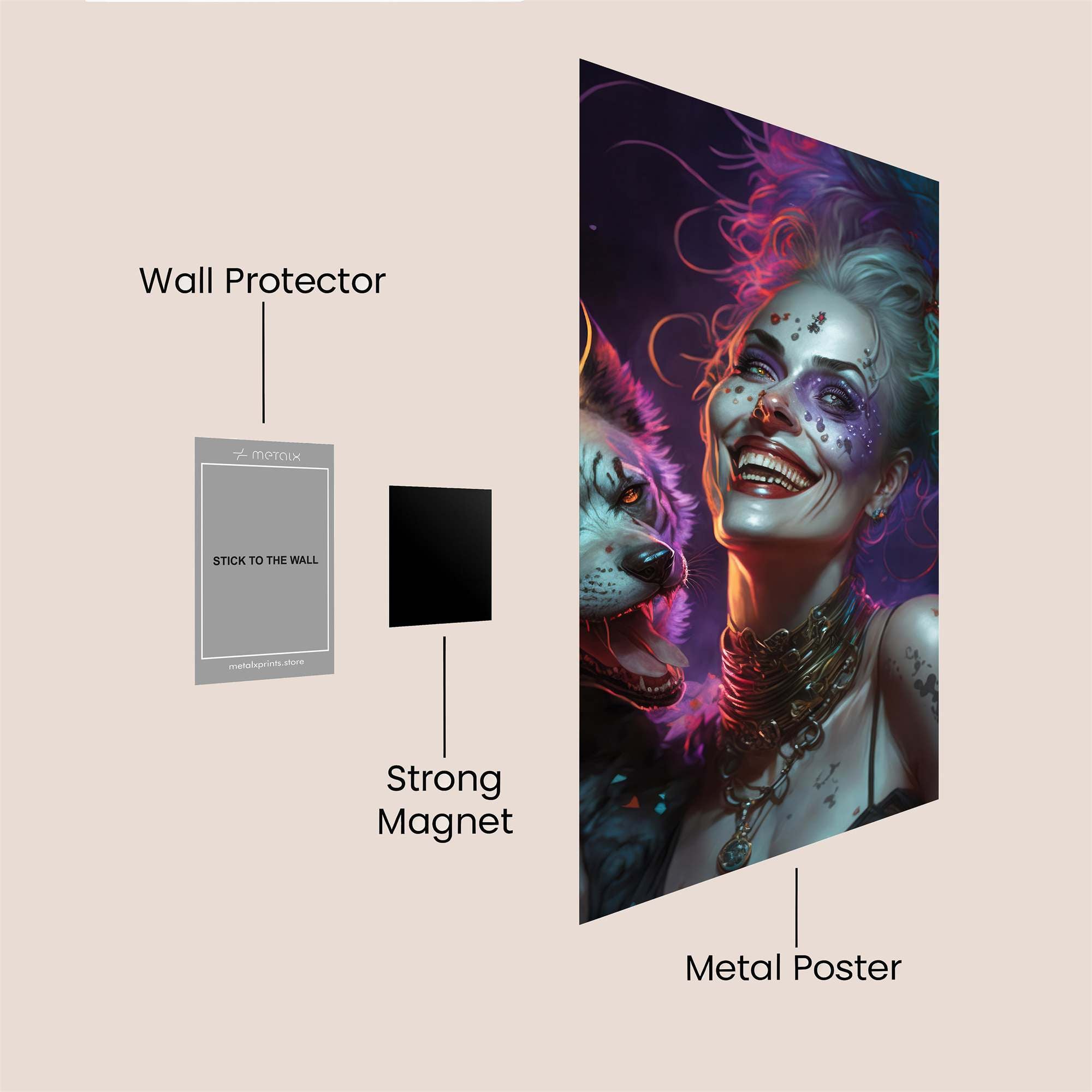 Mystic Revelry Safe Wall Magnetic / M