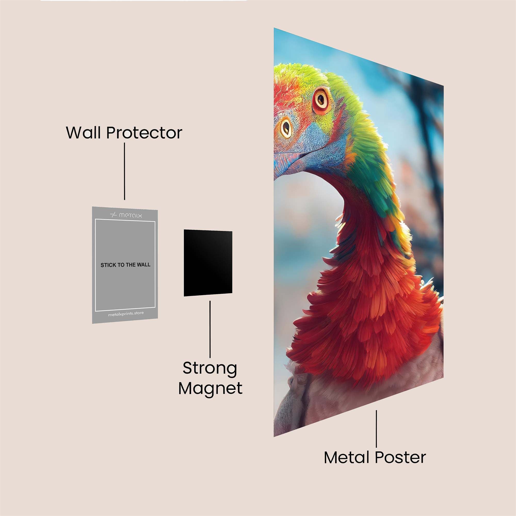 Vibrant Curiosity Safe Wall Magnetic / M