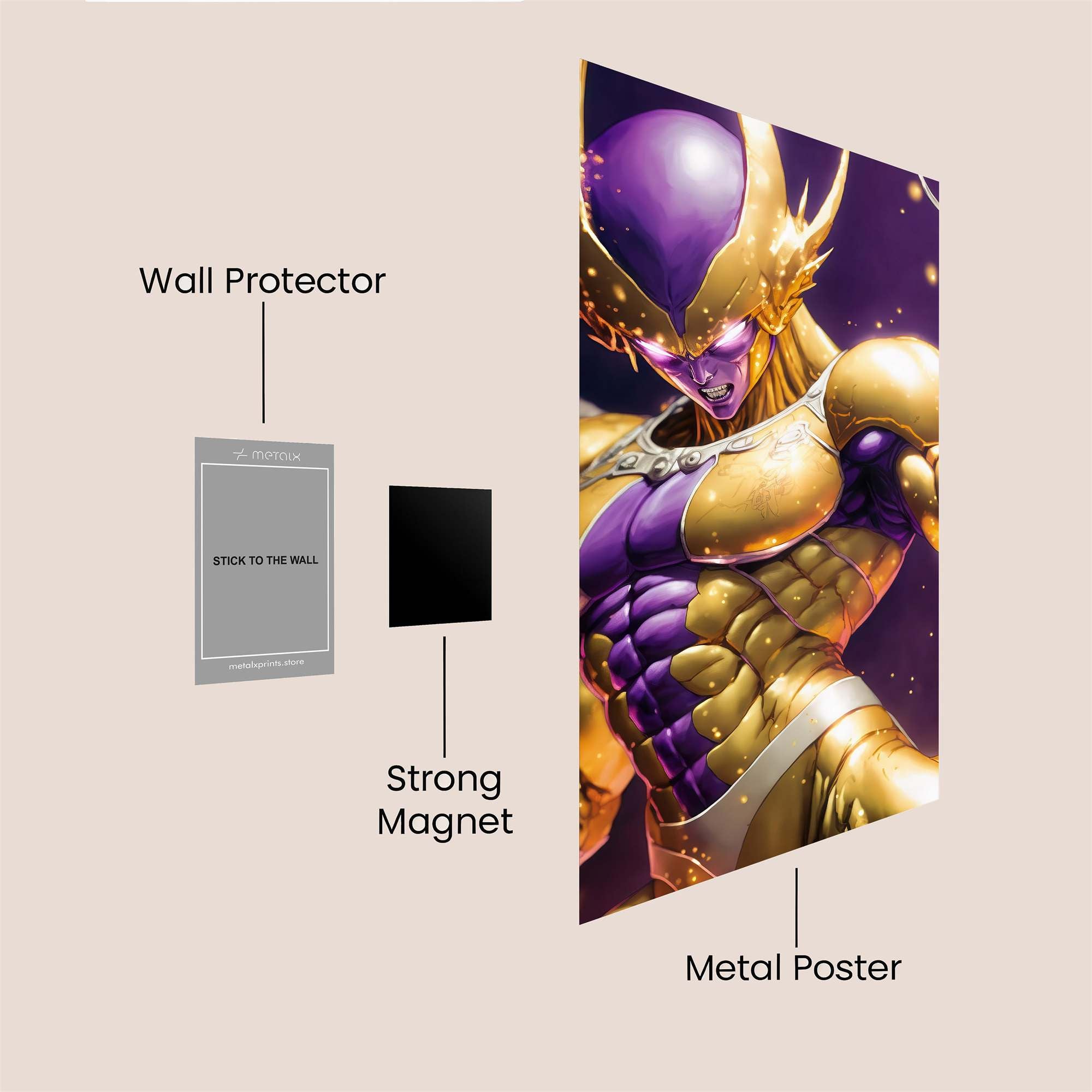 Frieza Ascendance Safe Wall Magnetic / M