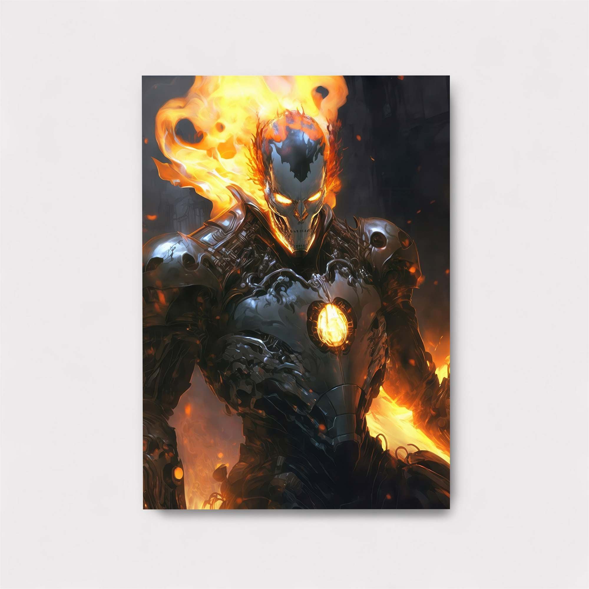 Inferno Warrior Safe Wall Magnetic / M