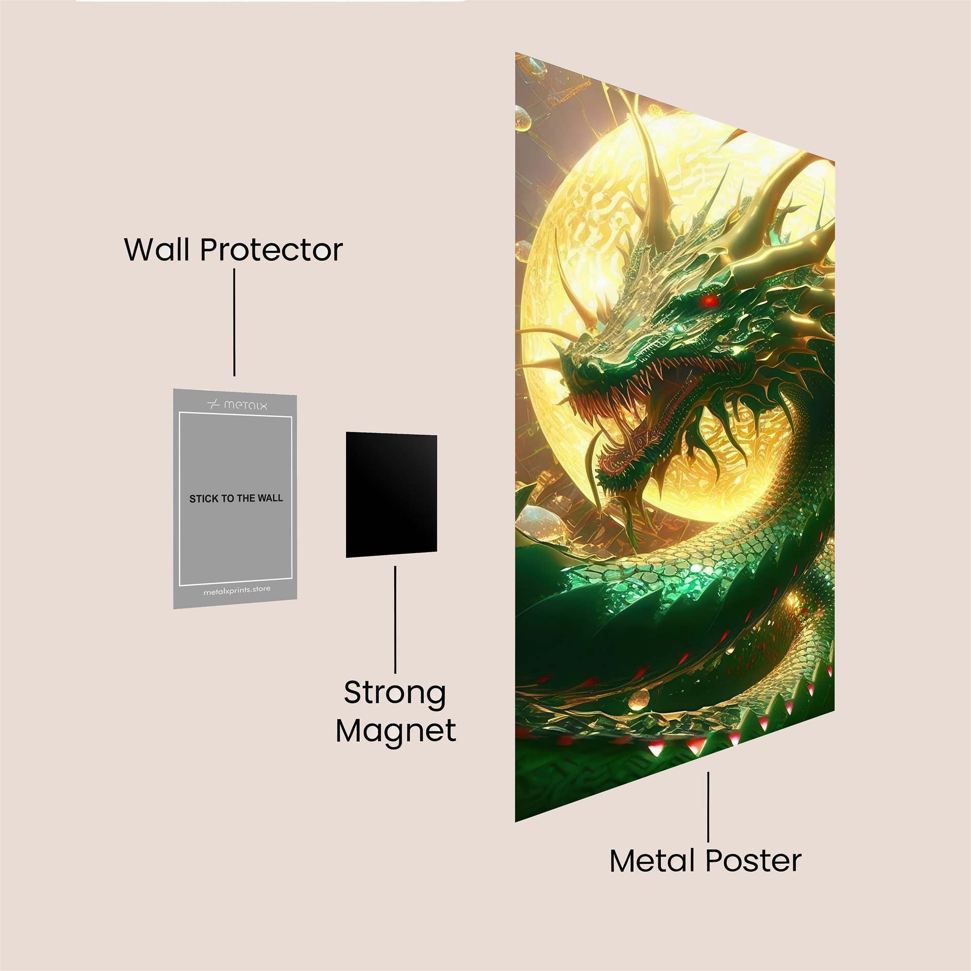Dragon Radiance Safe Wall Magnetic / M