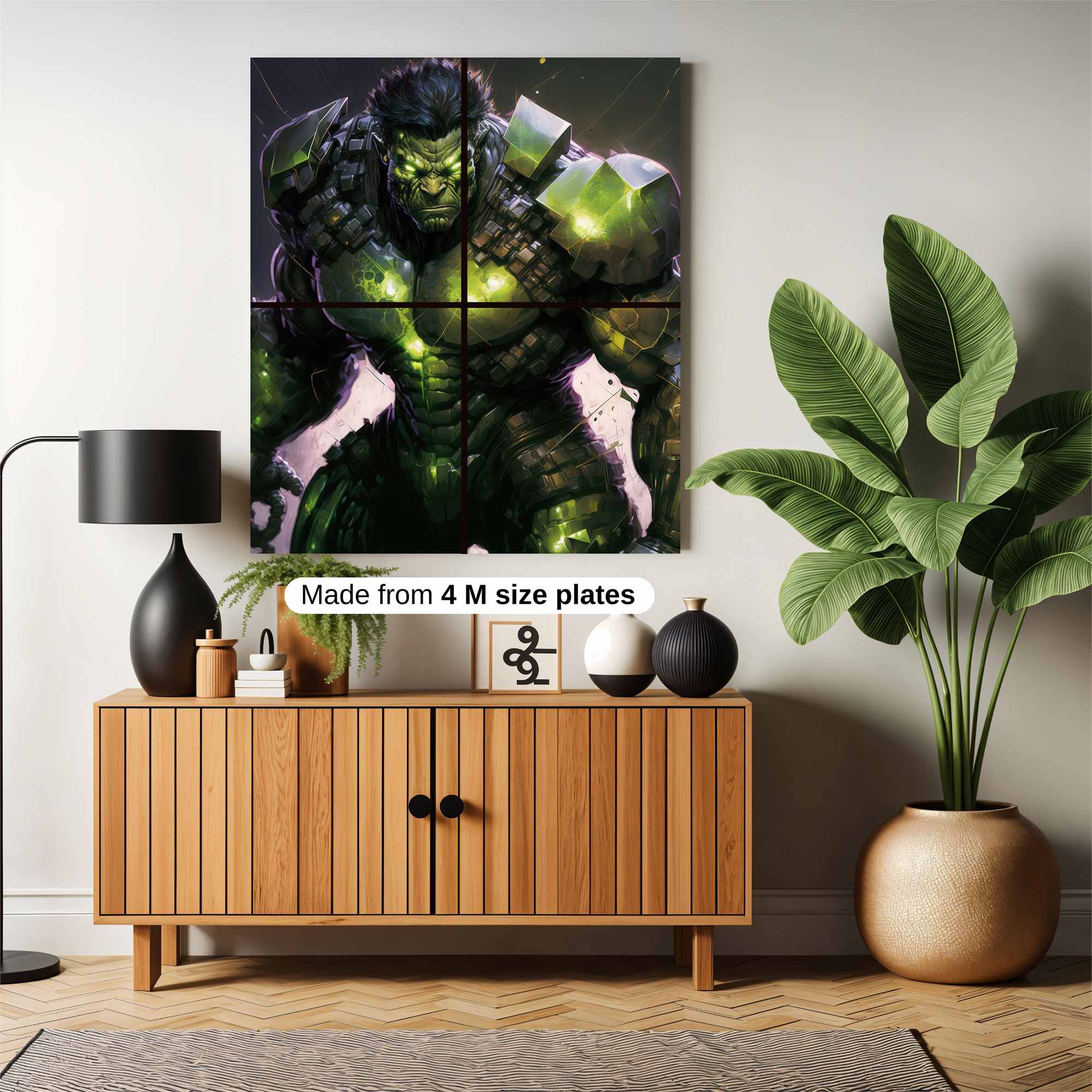 Hulk Ferocity Safe Wall Magnetic / M