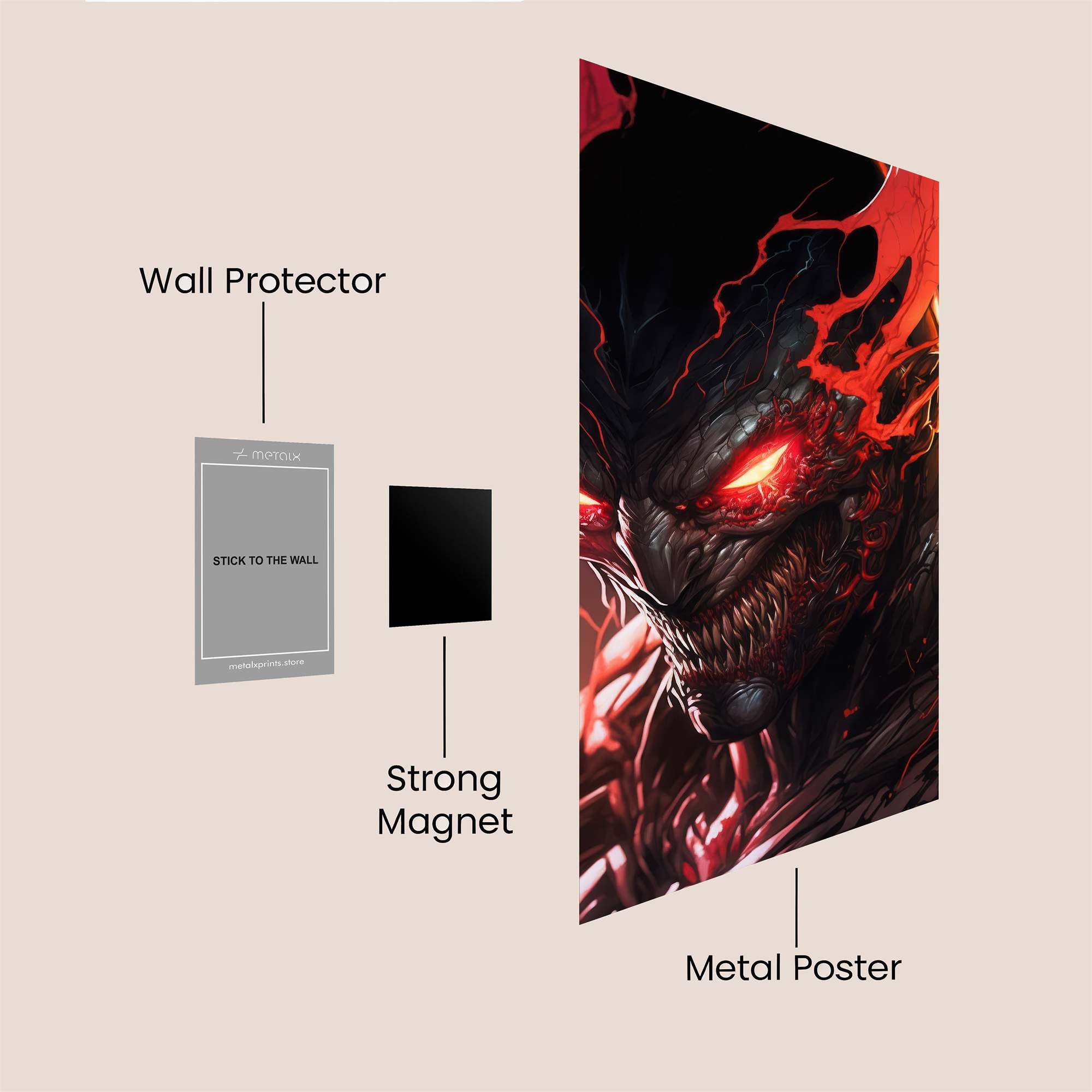 Infernal Knightmare Safe Wall Magnetic / M