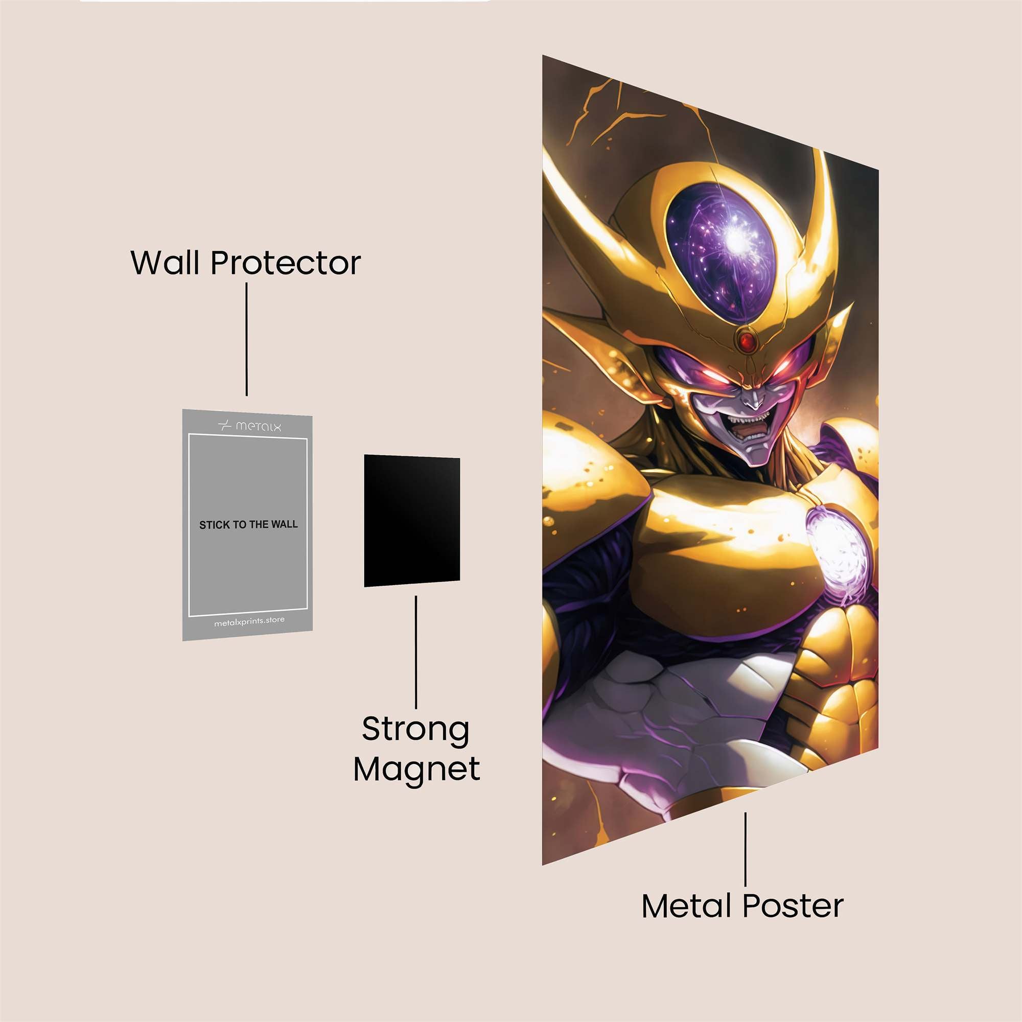 Frieza Radiance Safe Wall Magnetic / M