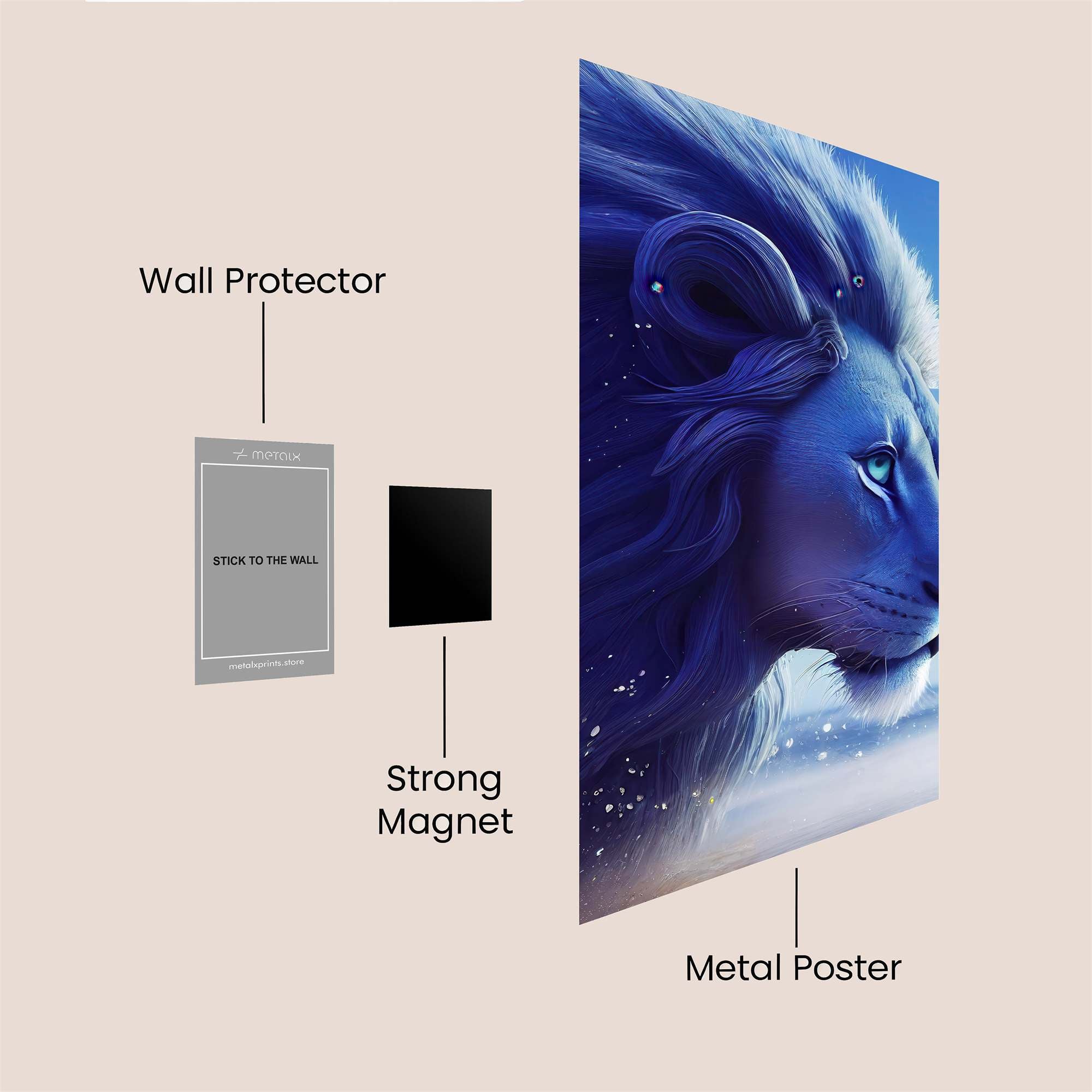 Majestic Serenity Safe Wall Magnetic / M