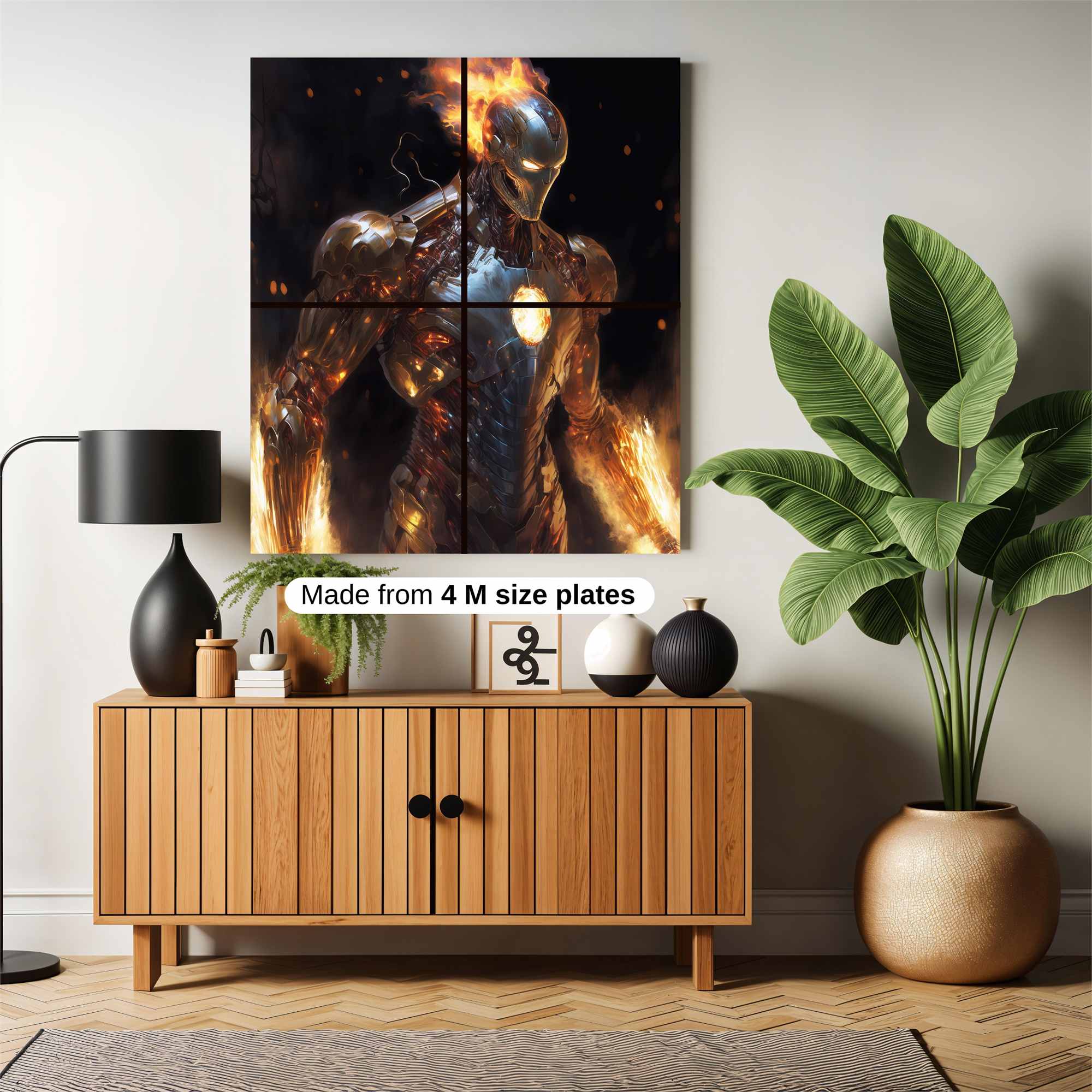 Fiery Sentinel Safe Wall Magnetic / M