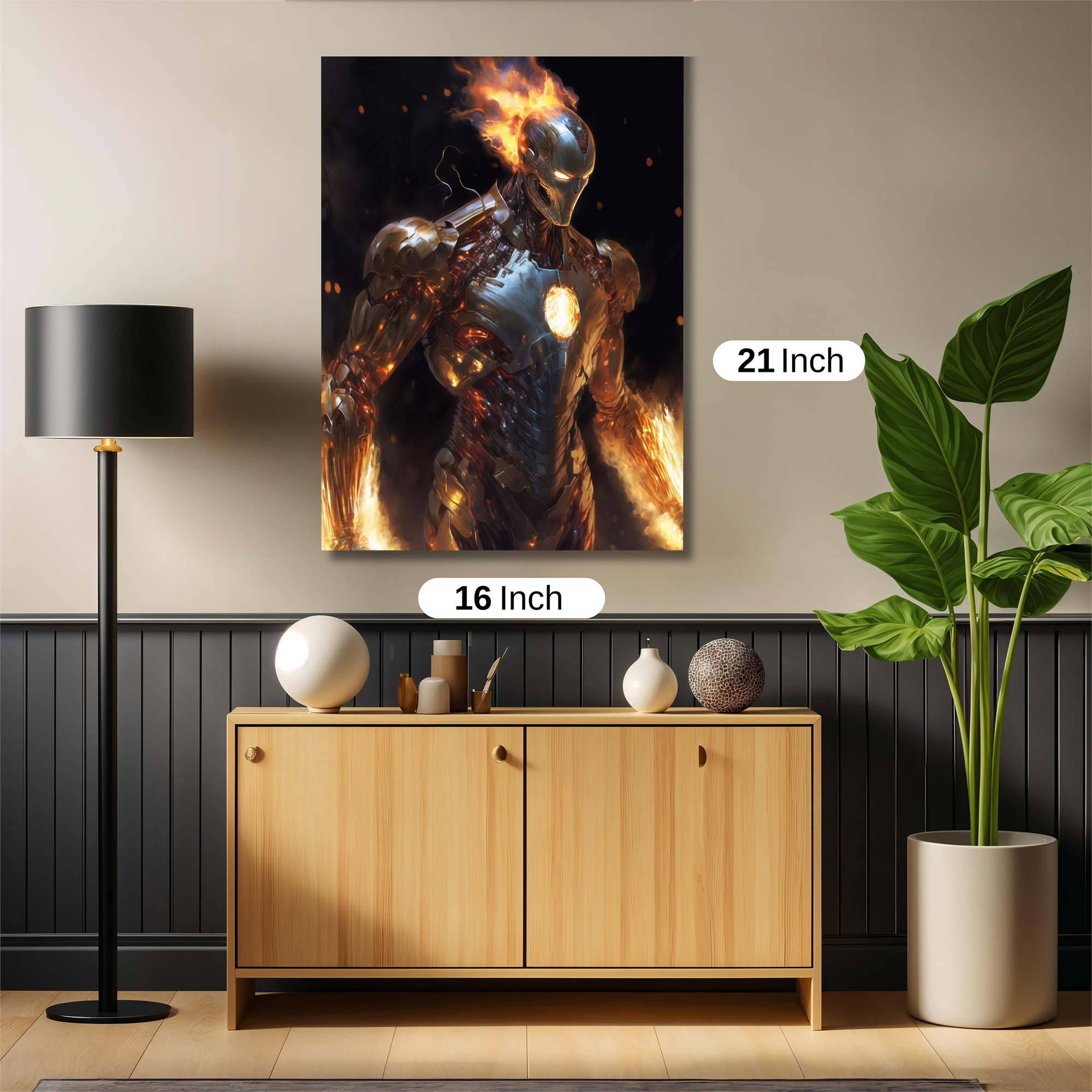 Fiery Sentinel Safe Wall Magnetic / M