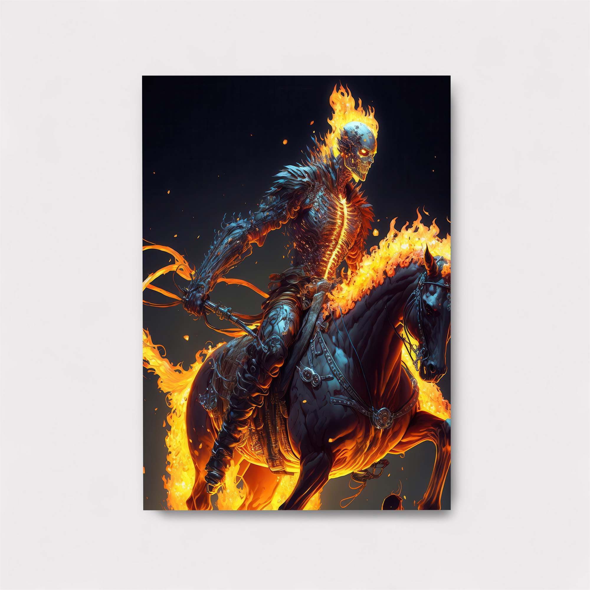 Flaming Spirit Safe Wall Magnetic / M