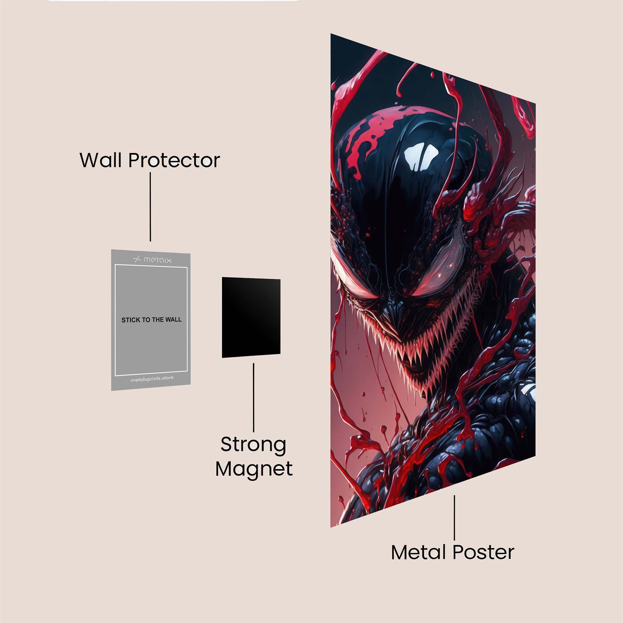 Carnage Chaos Safe Wall Magnetic / M