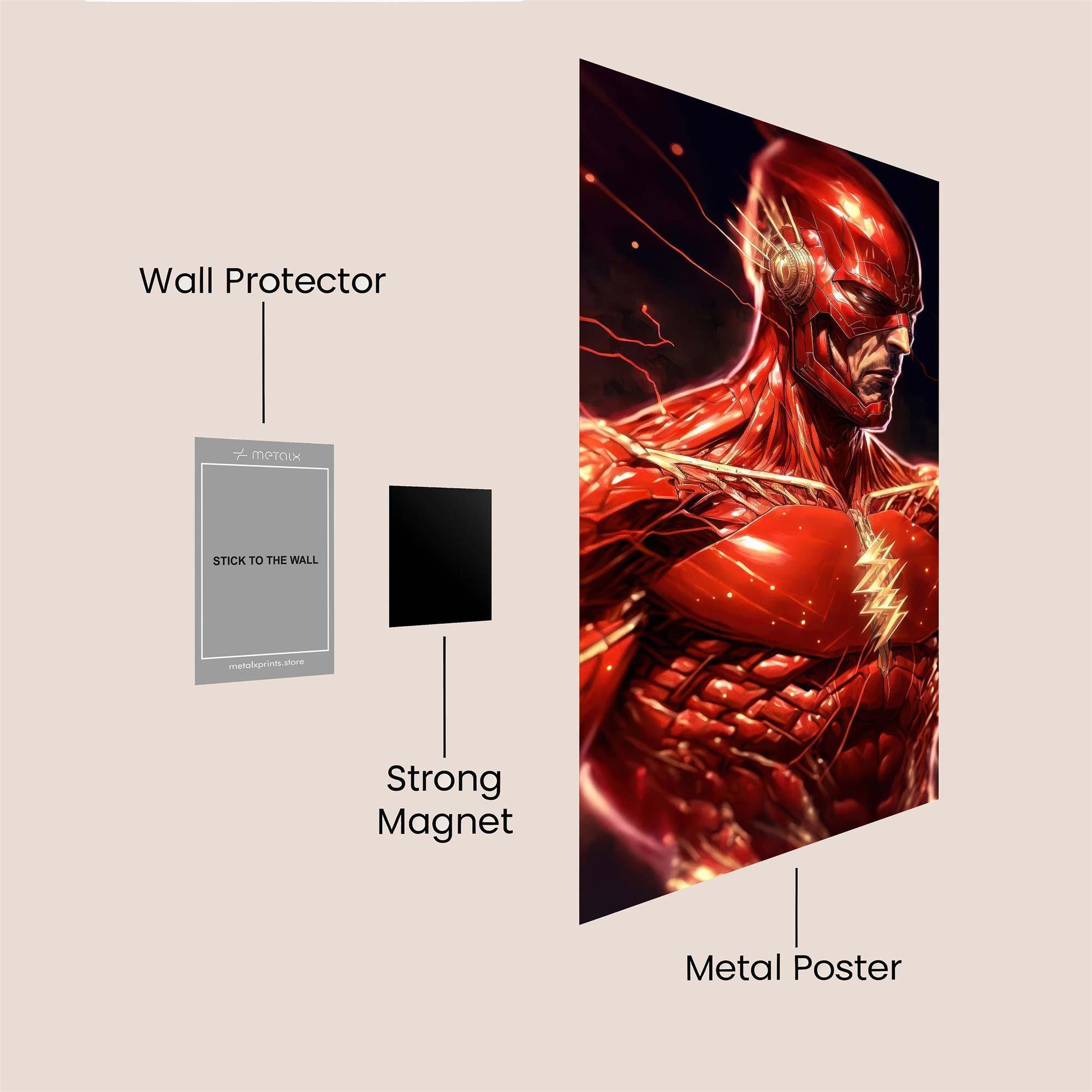 Flash Fury Safe Wall Magnetic / M