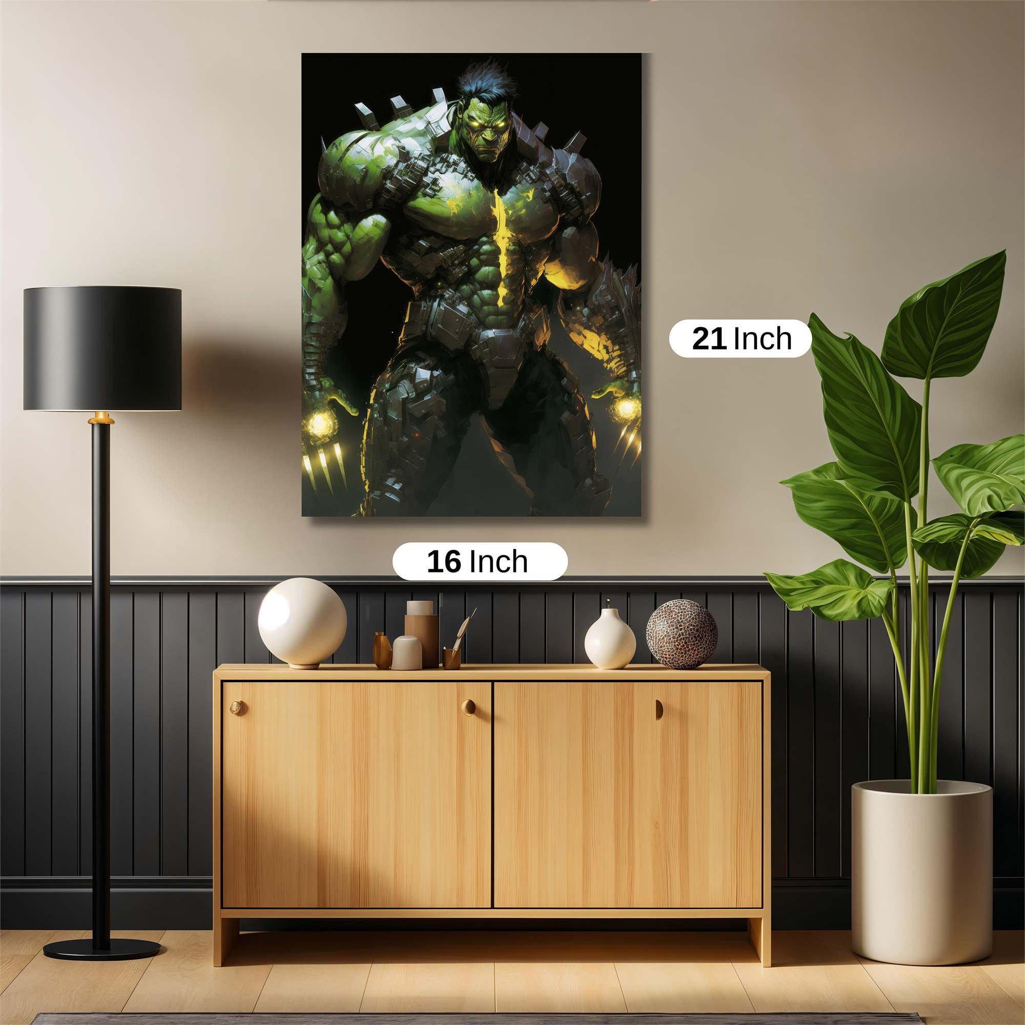 Hulk Ferocity Safe Wall Magnetic / M