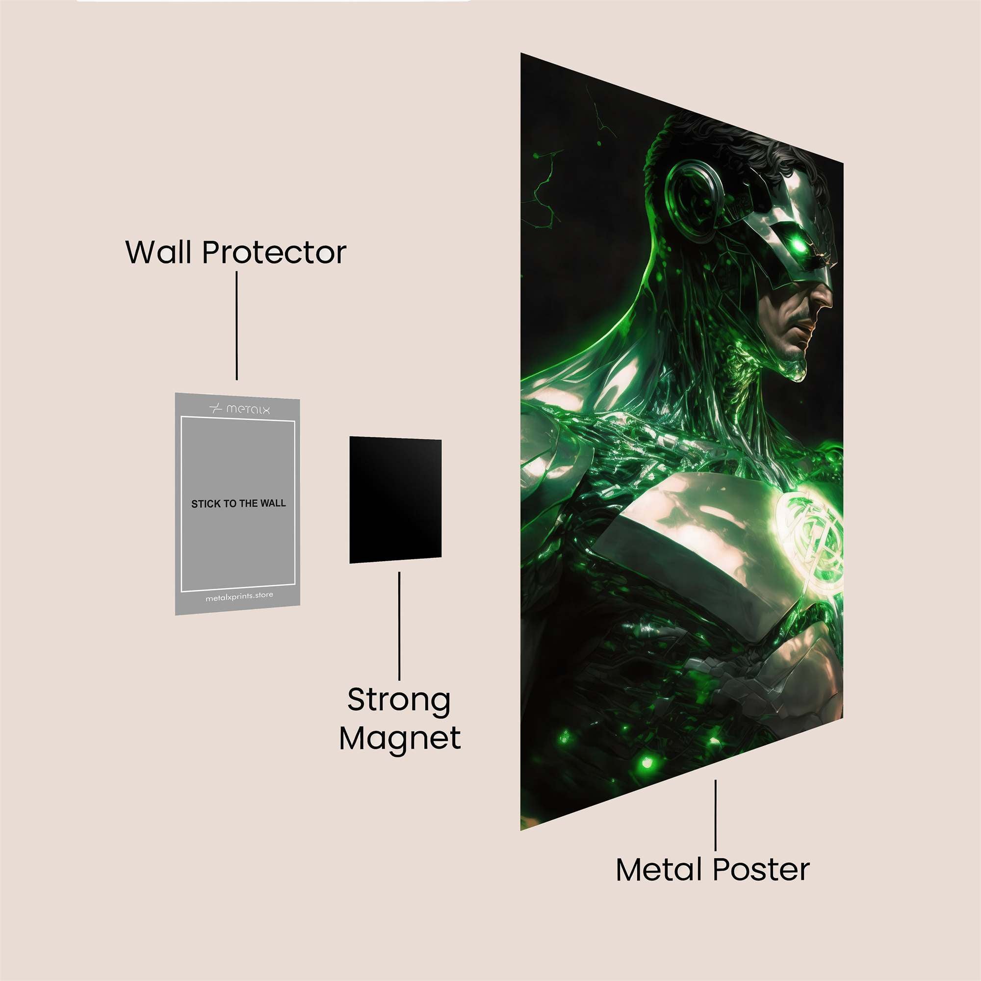 Cyborg Radiance Safe Wall Magnetic / M