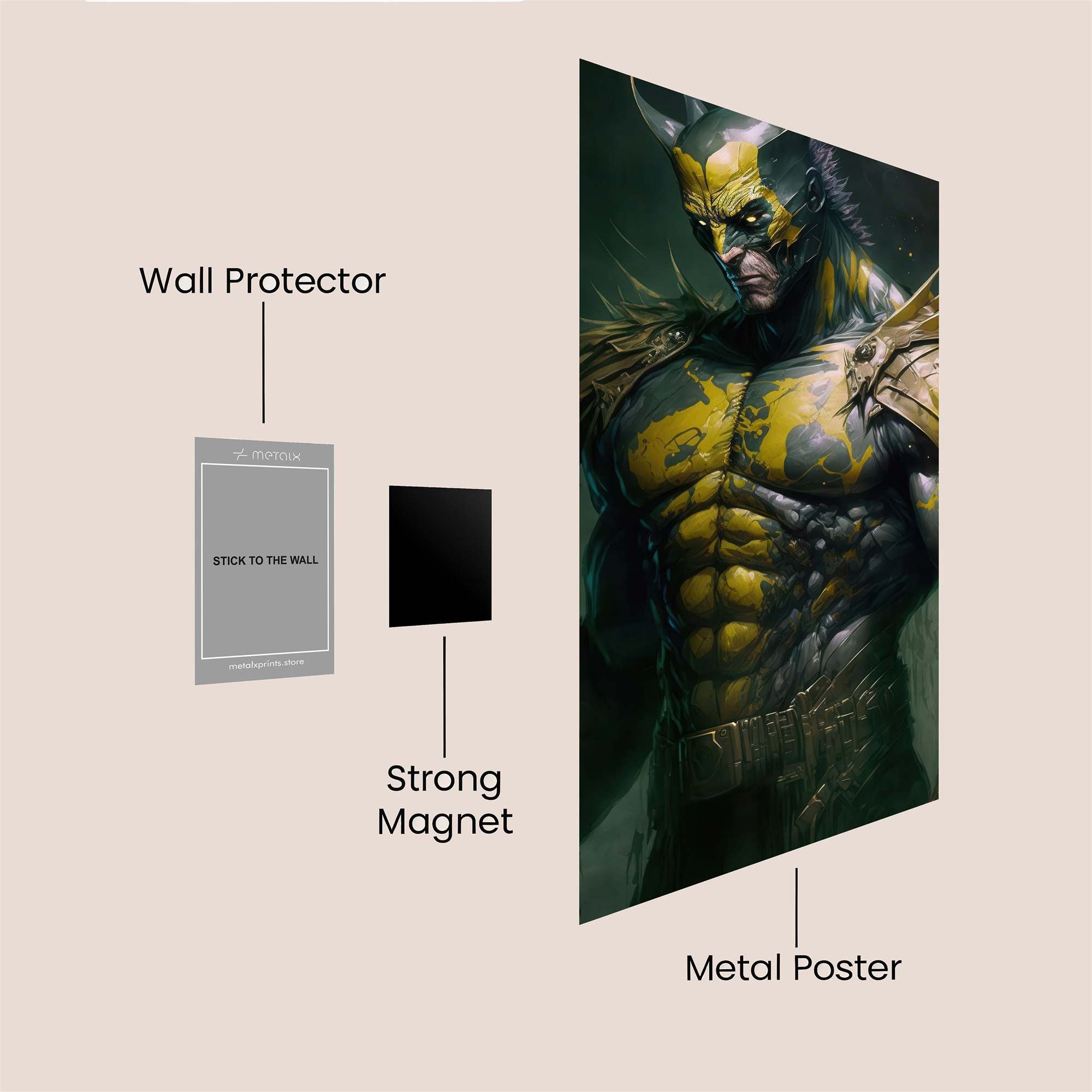 Wolverine Fury Safe Wall Magnetic / M