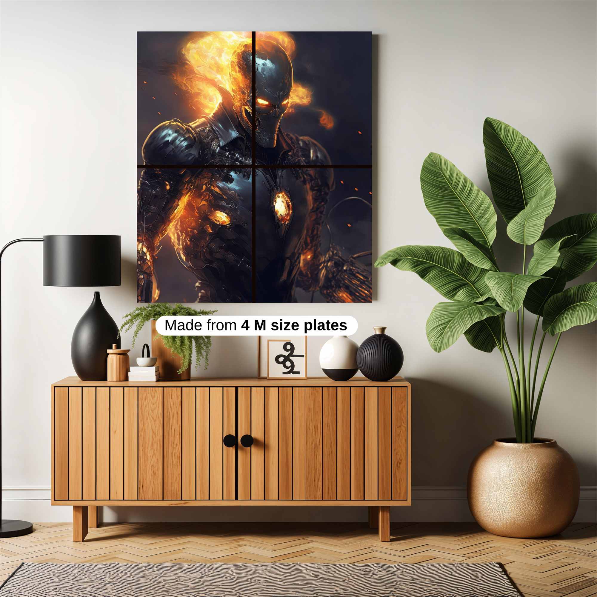 Cyber Inferno Safe Wall Magnetic / M