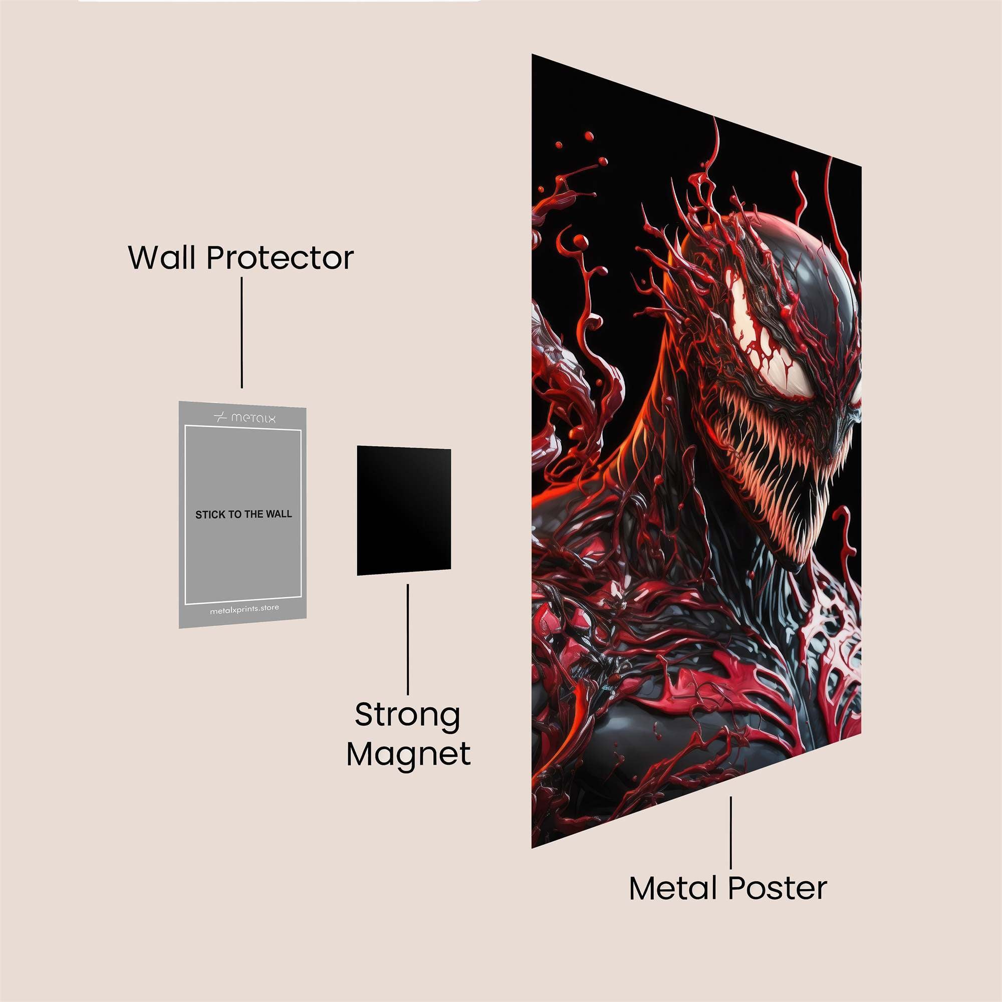 Carnage Chaos Safe Wall Magnetic / M