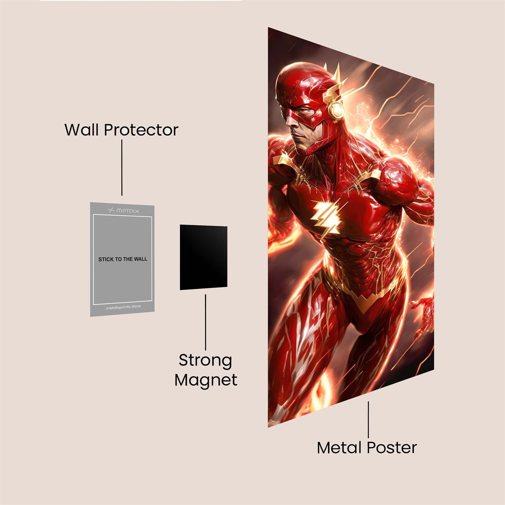 Flash Velocity Safe Wall Magnetic / M