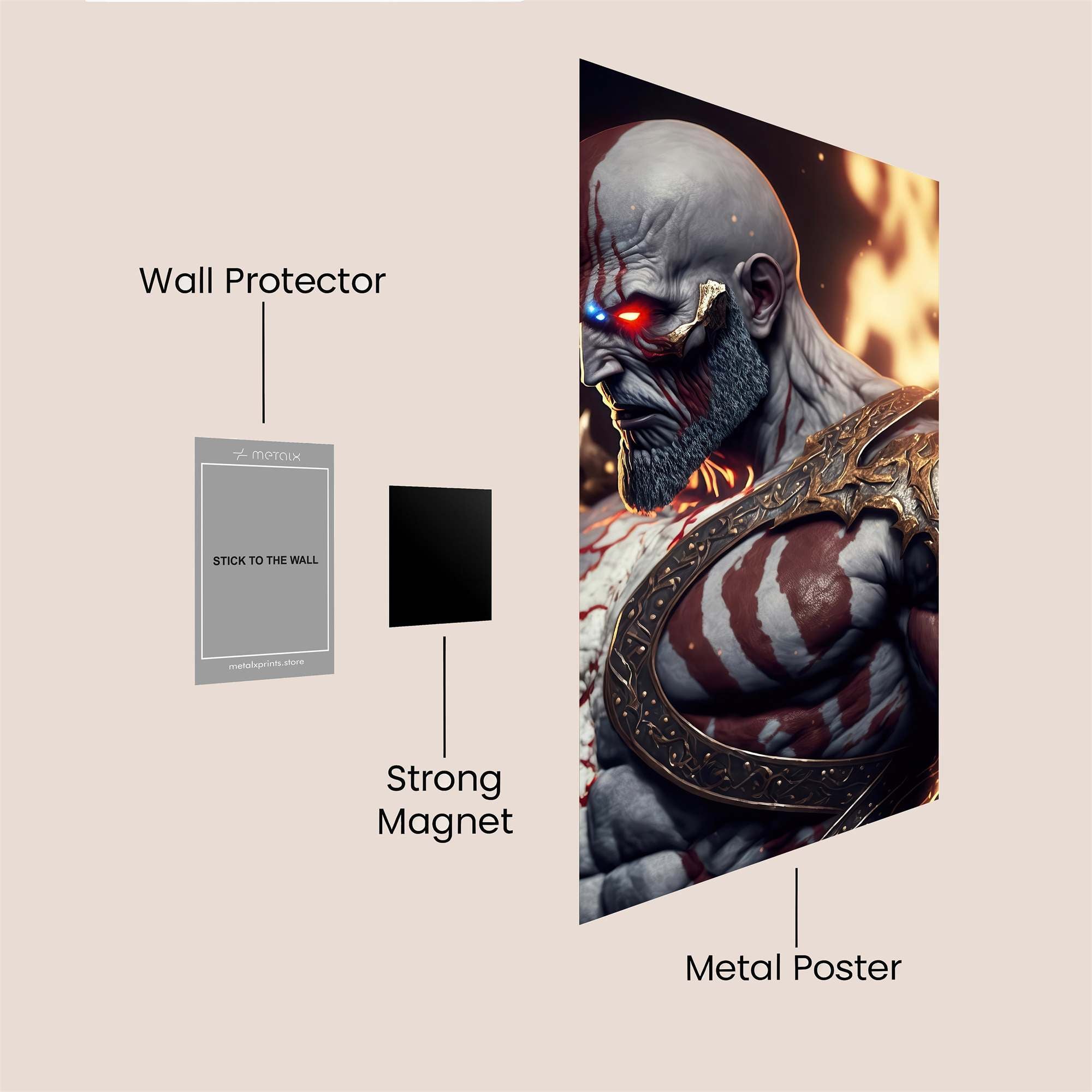 Kratos Inferno Safe Wall Magnetic / M