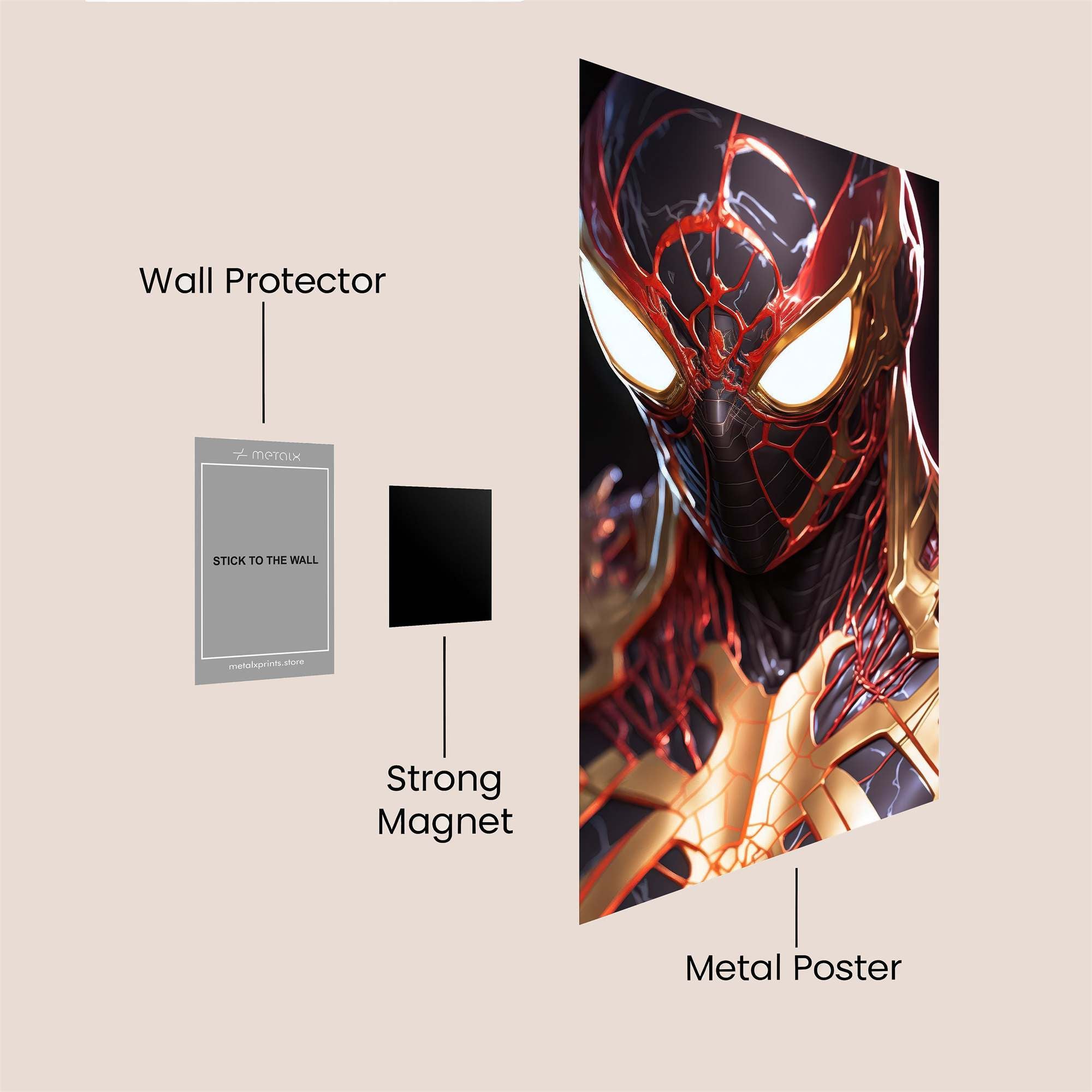 Spider-Man Radiance Safe Wall Magnetic / M