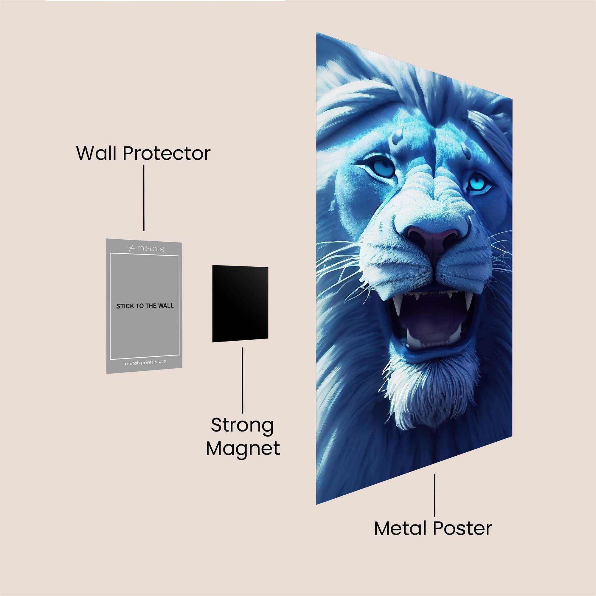 Ethereal Roar Safe Wall Magnetic / M