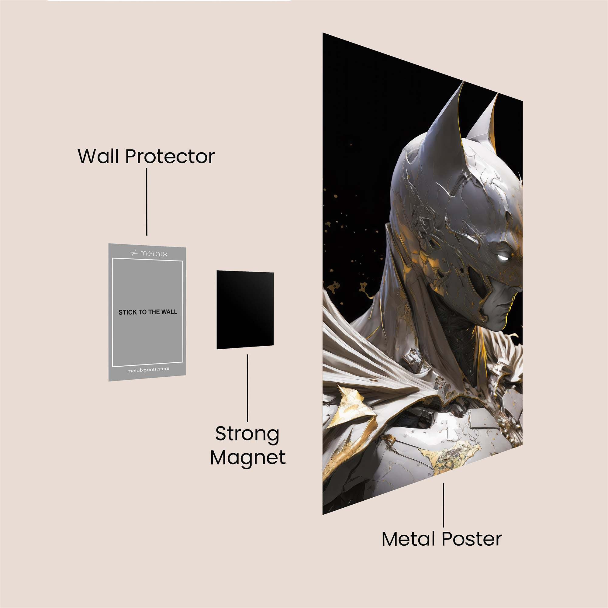 Batman Resurgence Safe Wall Magnetic / M