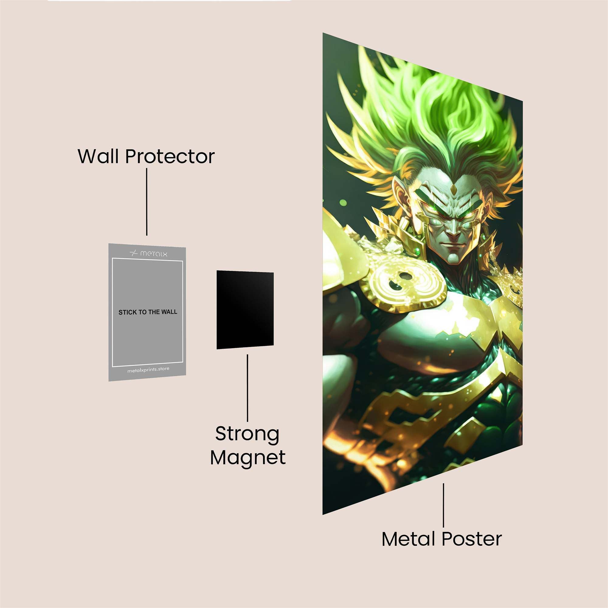 Broly Radiance Safe Wall Magnetic / M