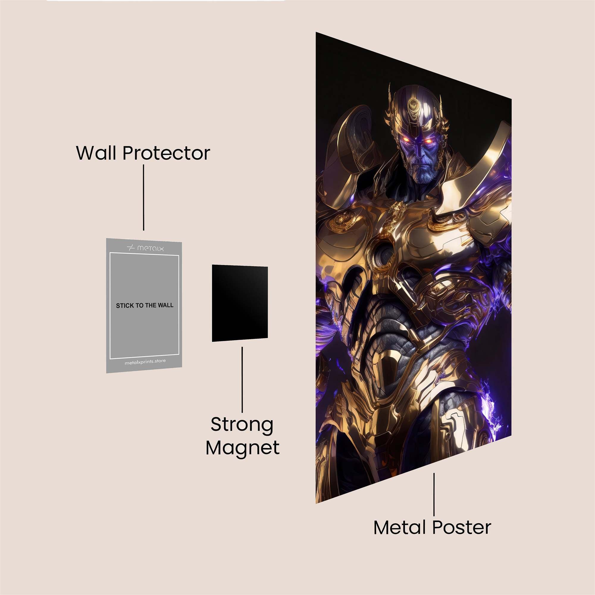 Cosmic Titan Safe Wall Magnetic / M