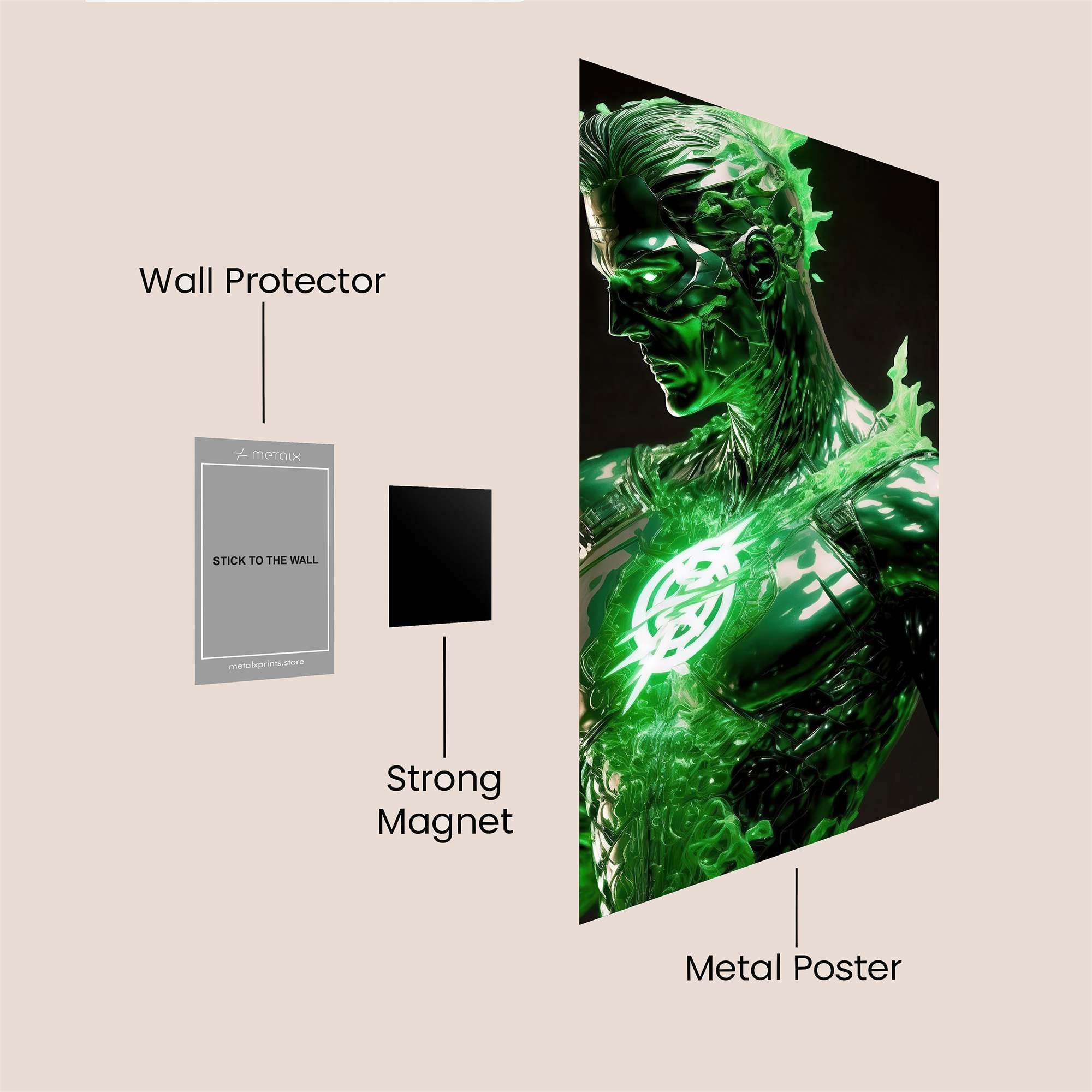 Lantern Luminosity Safe Wall Magnetic / M