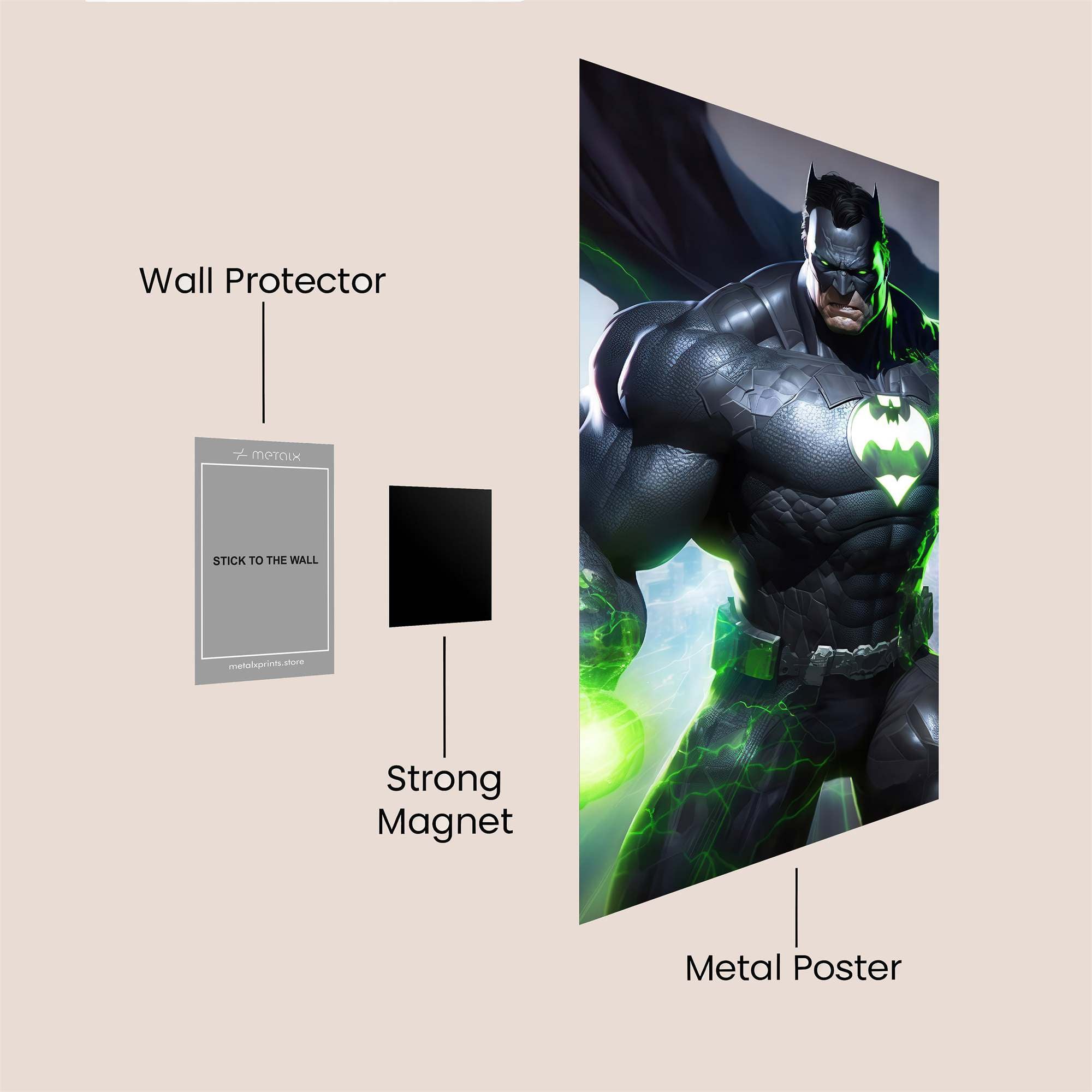 Batman Enigma Safe Wall Magnetic / M