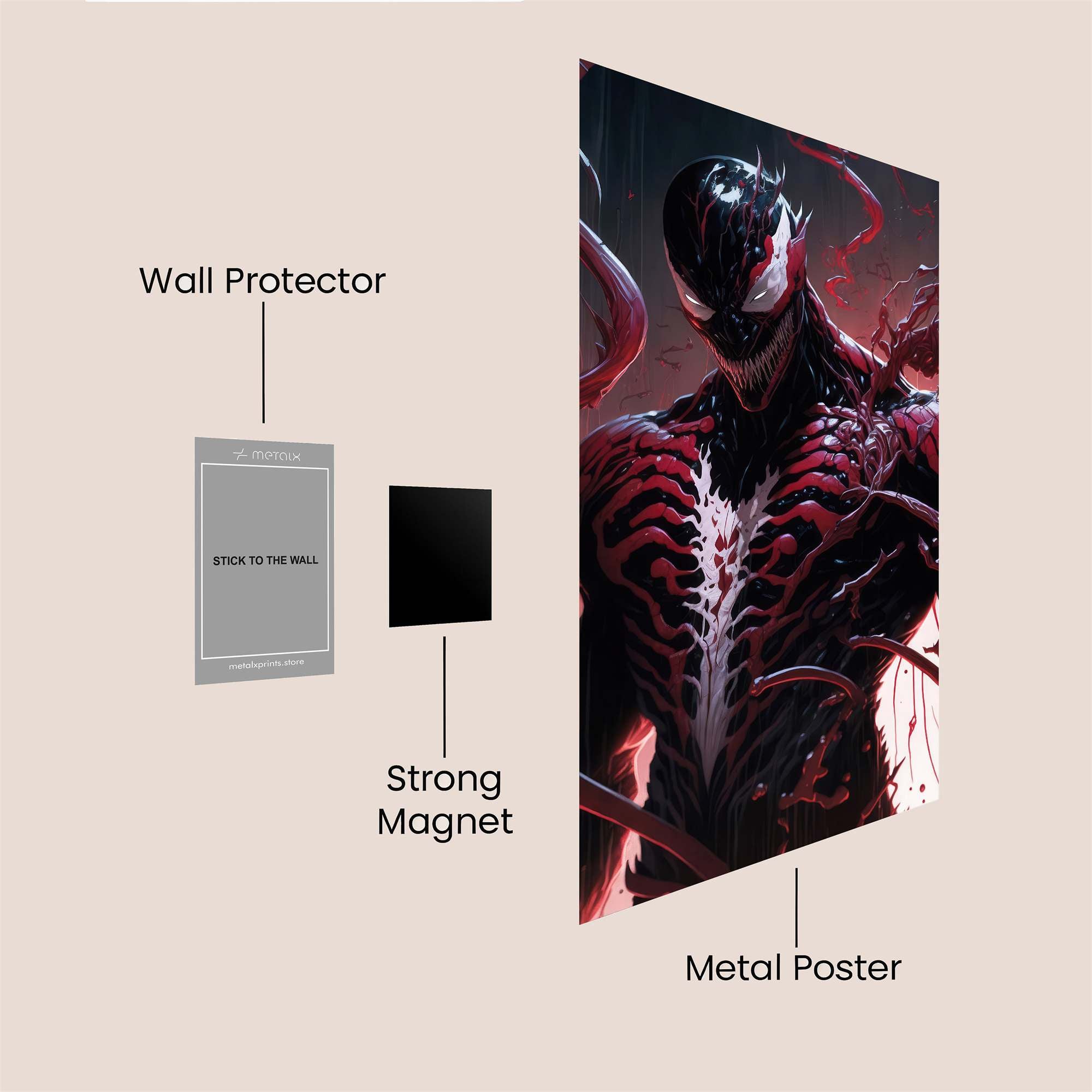 Carnage Chaos Safe Wall Magnetic / M