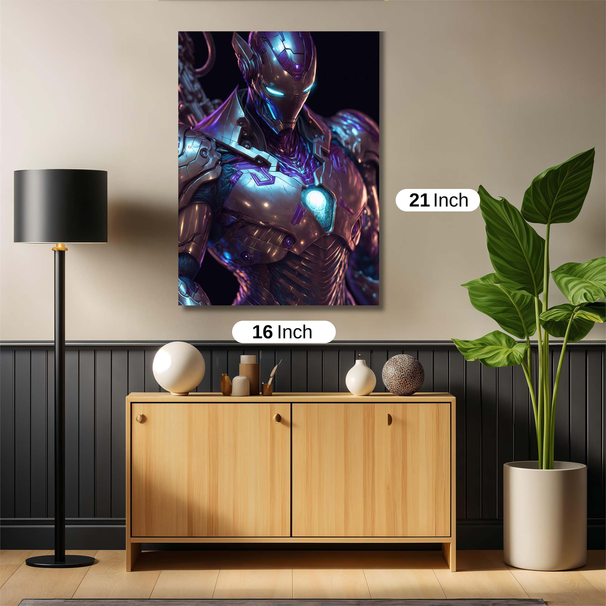 Cybernetic Sentinel Safe Wall Magnetic / M