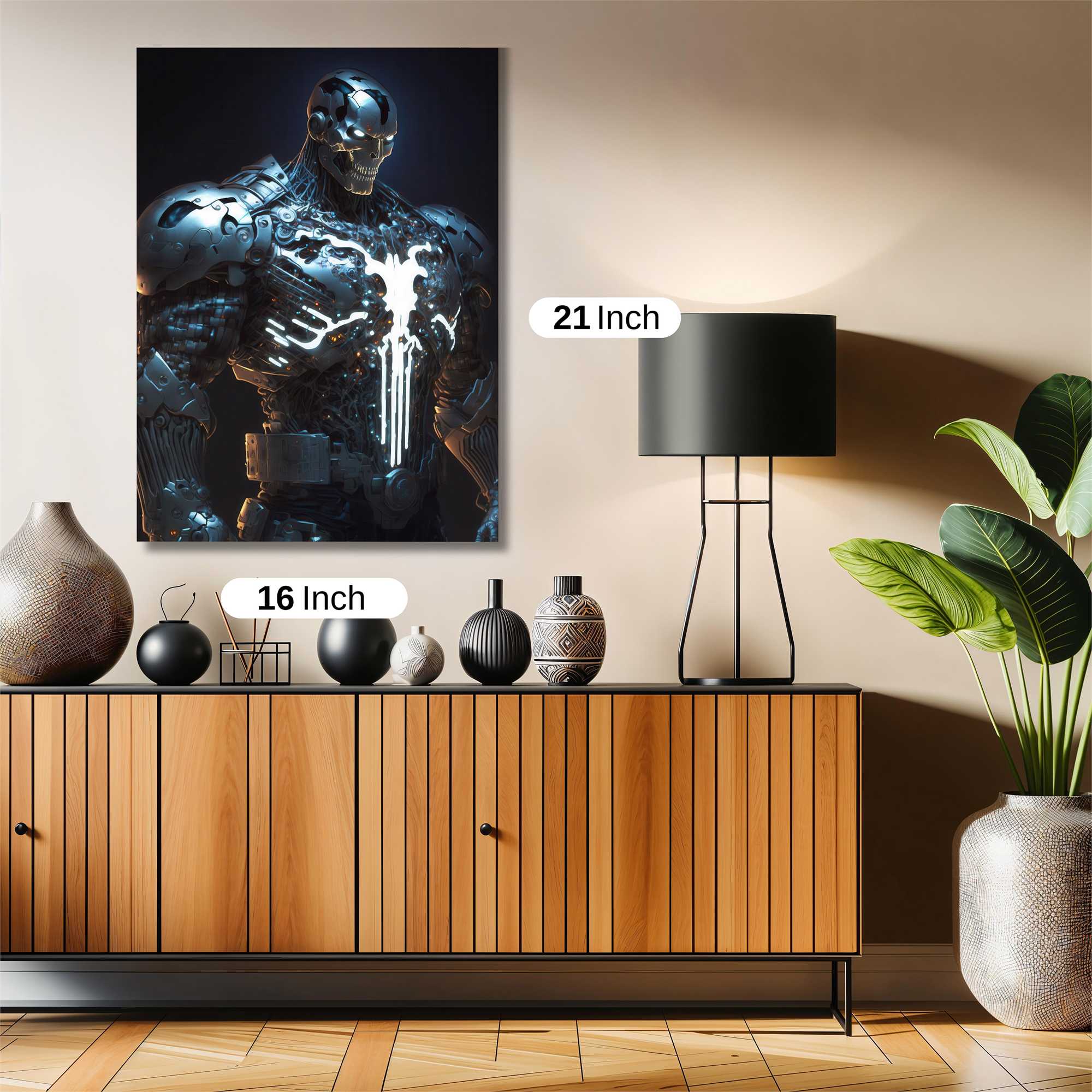 Metallic Titan Safe Wall Magnetic / M