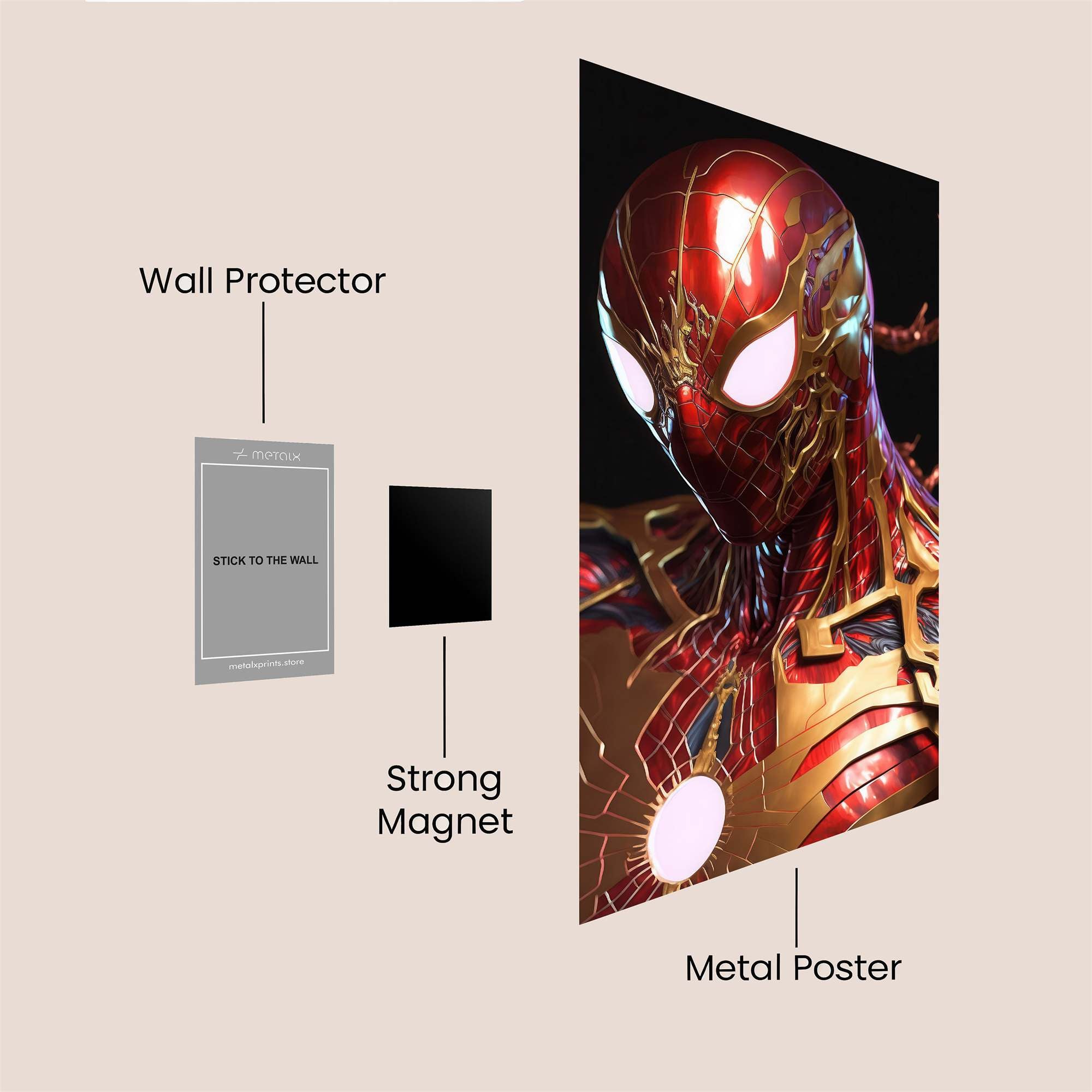Iron Vigor Safe Wall Magnetic / M