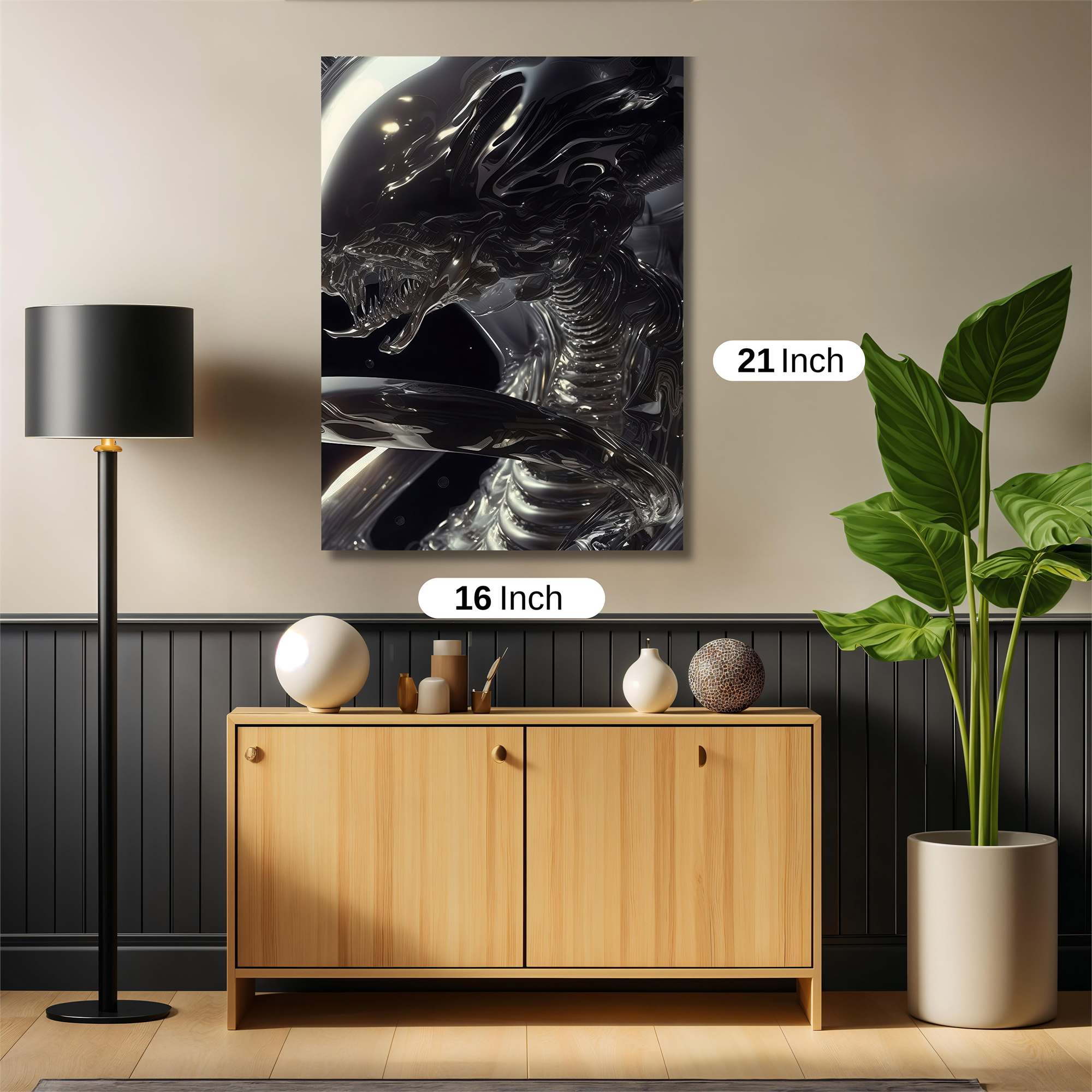 Alien Elegance Safe Wall Magnetic / M
