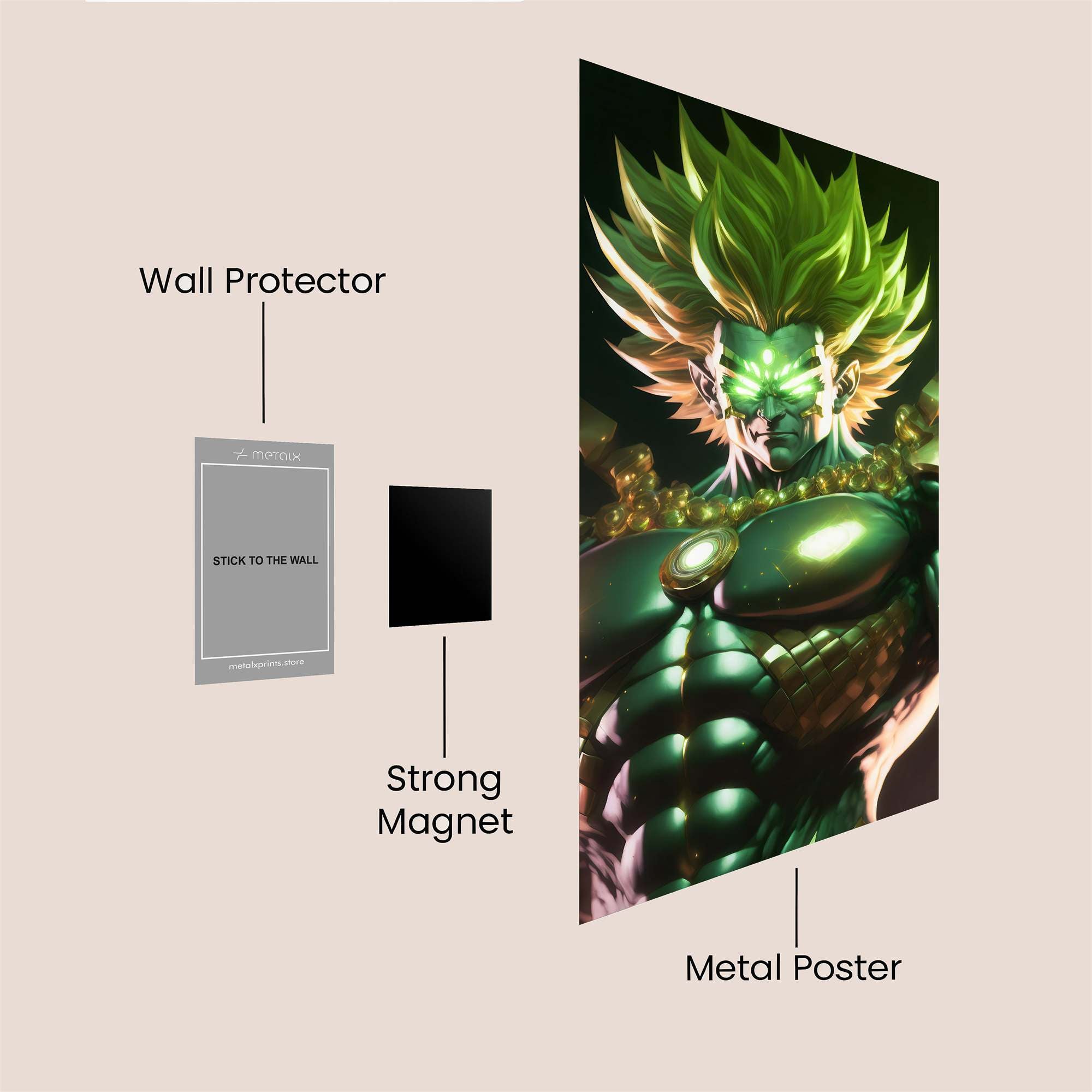 Broly Exalted Safe Wall Magnetic / M