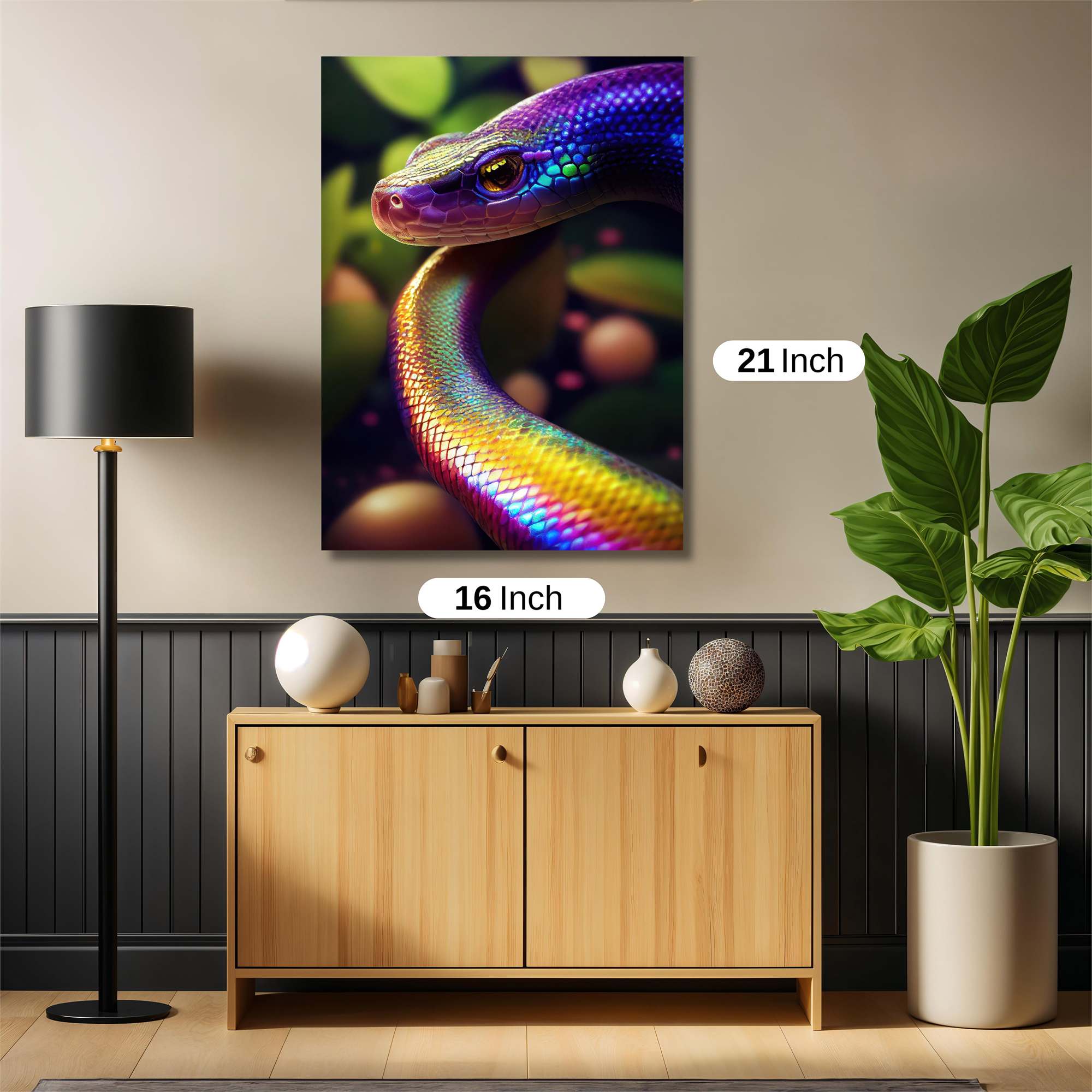 Prismatic Serpent Safe Wall Magnetic / M