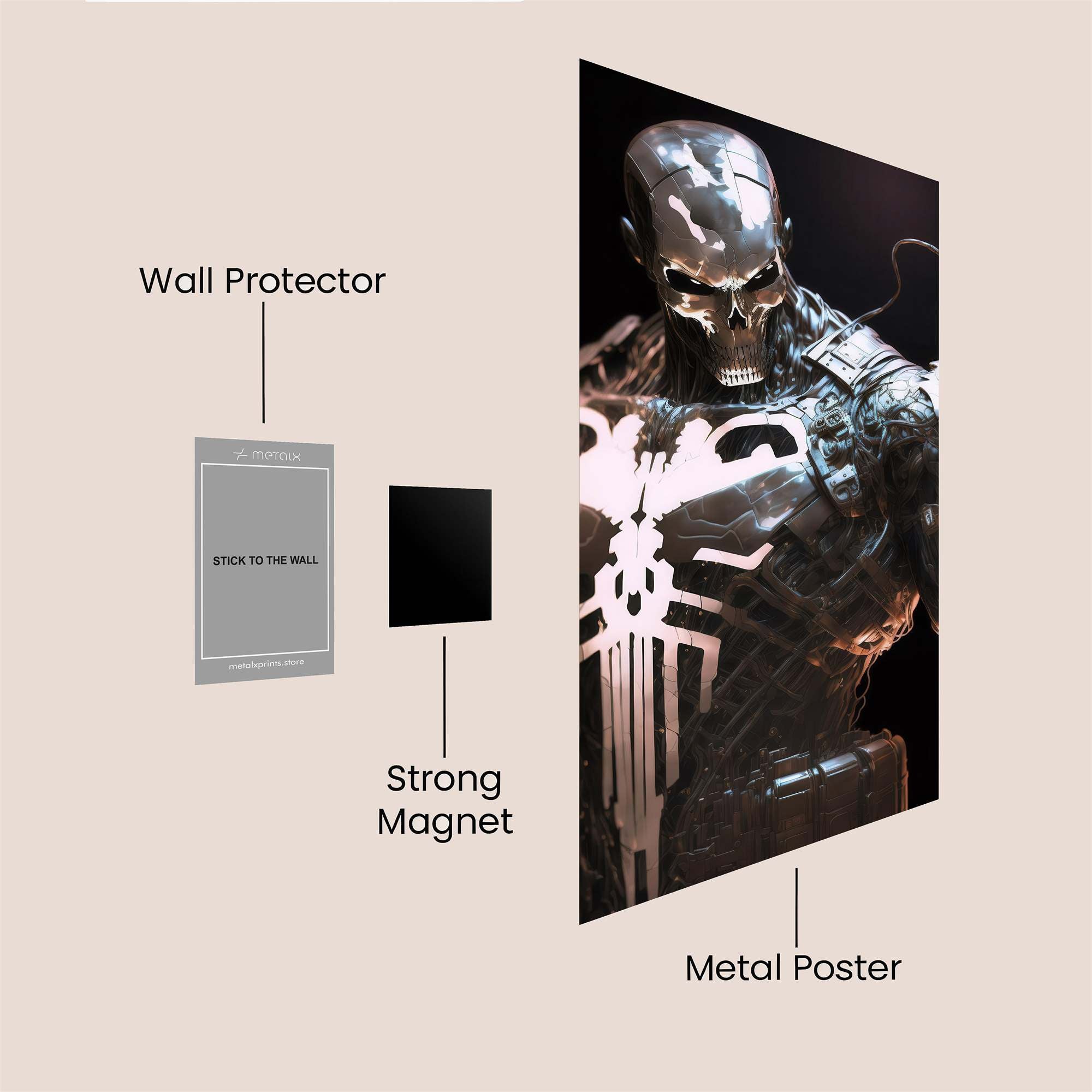 Venomous Vortex Safe Wall Magnetic / M
