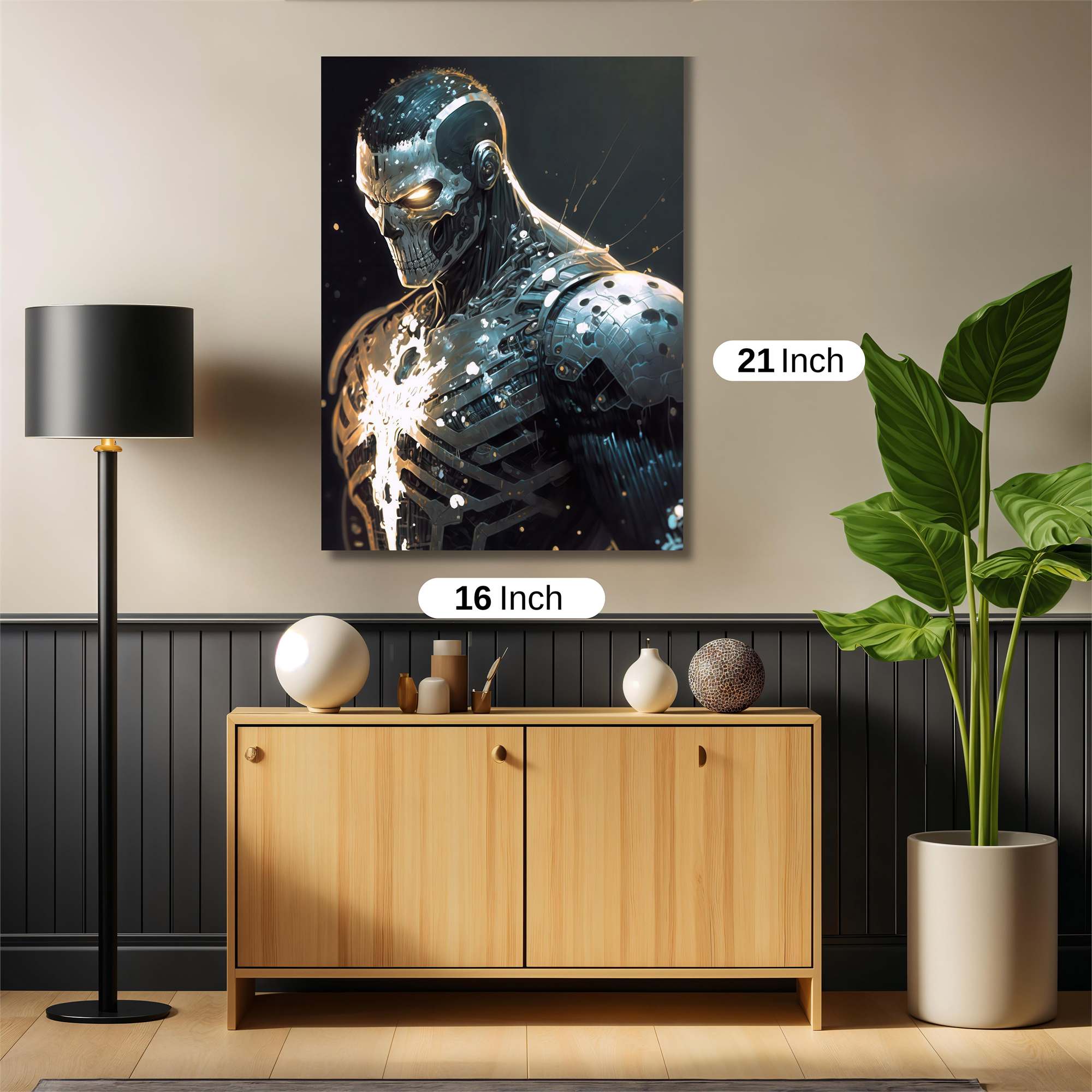 Cybernetic Fury Safe Wall Magnetic / M