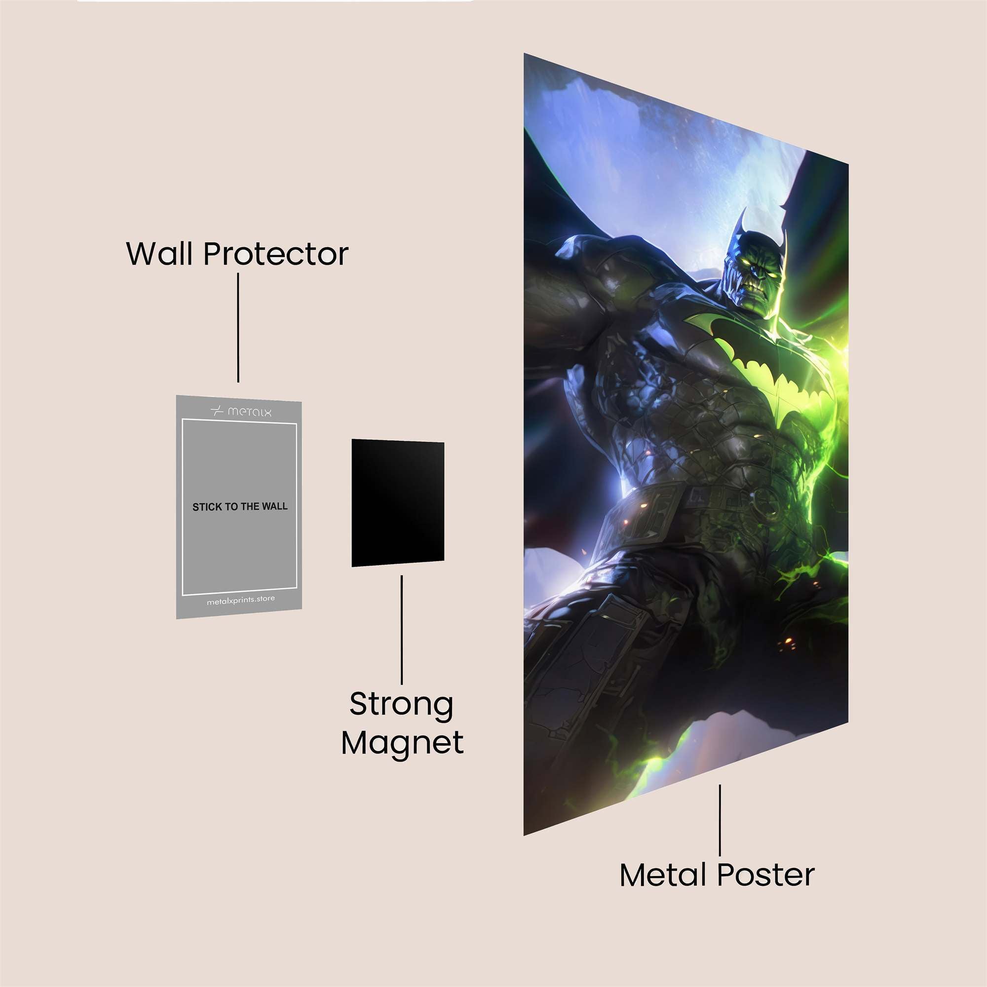 Batman Surge Safe Wall Magnetic / M