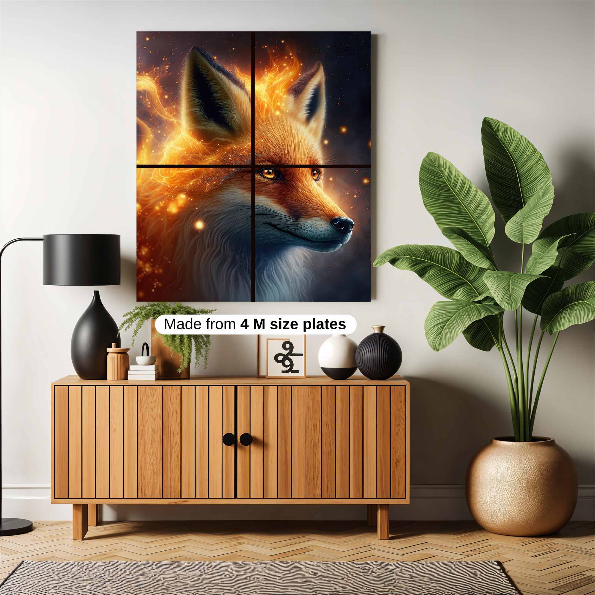 Fiery Elegance Safe Wall Magnetic / M