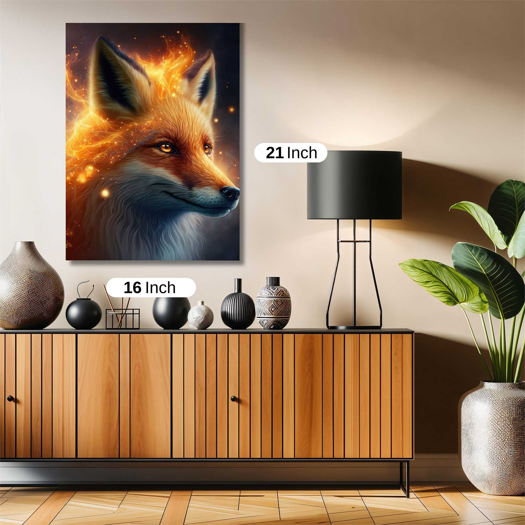 Fiery Elegance Safe Wall Magnetic / M